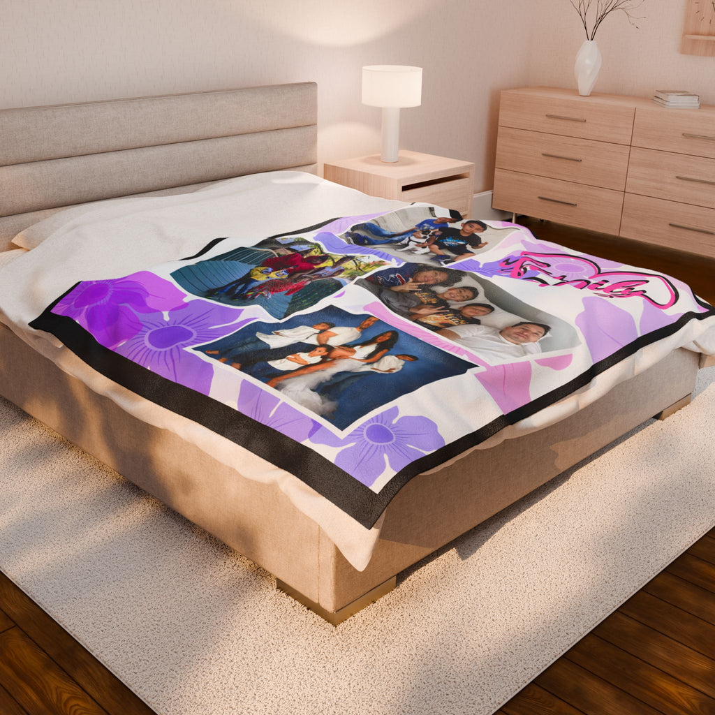 Personalized Photo Family Blanket