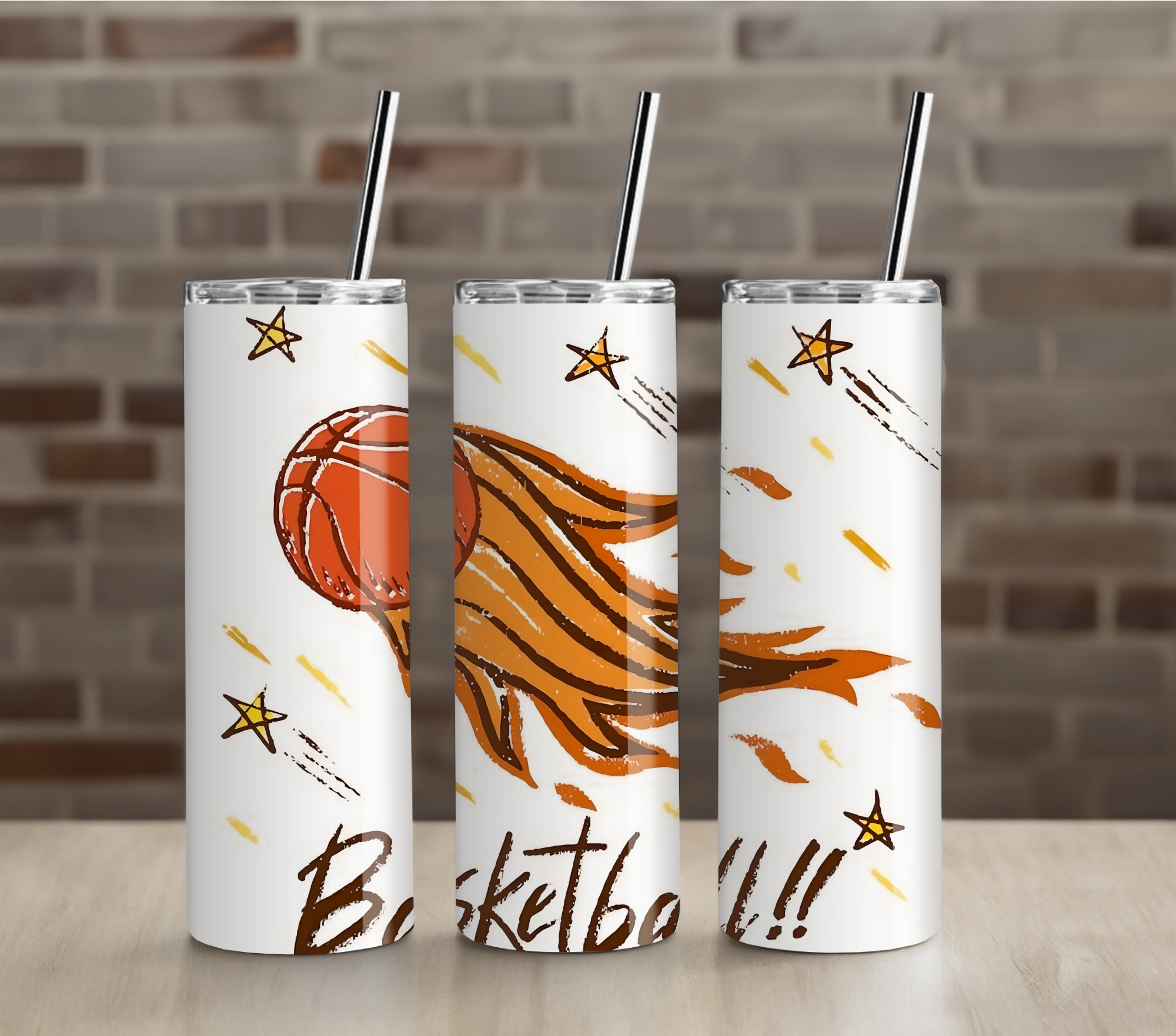 Basketball Power Slam Artwork 20oz Tumbler Drinkware