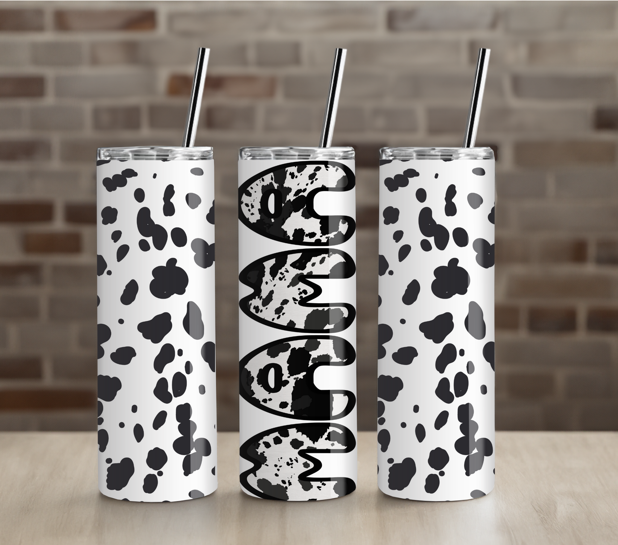 Cow Pattern Mama 20oz Tumbler Drinkware