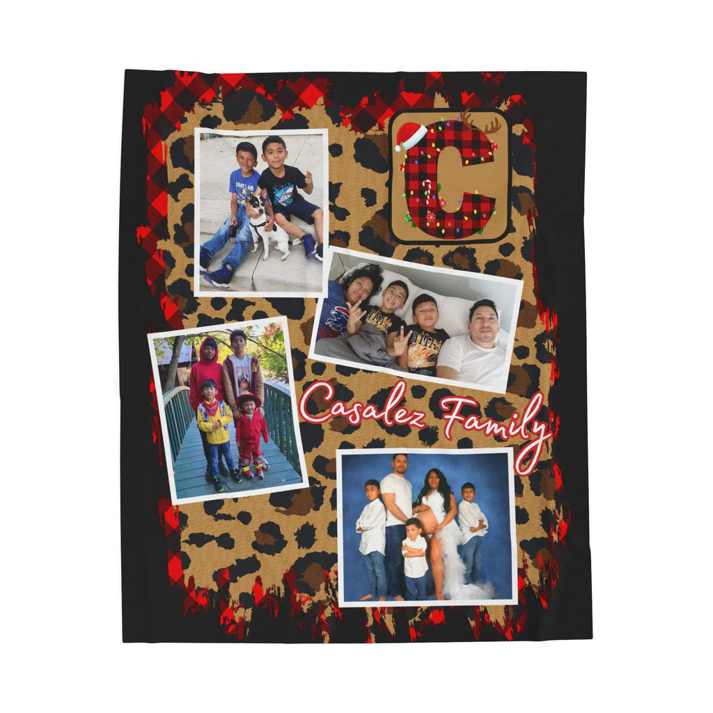 Personalized Christmas Family Blanket