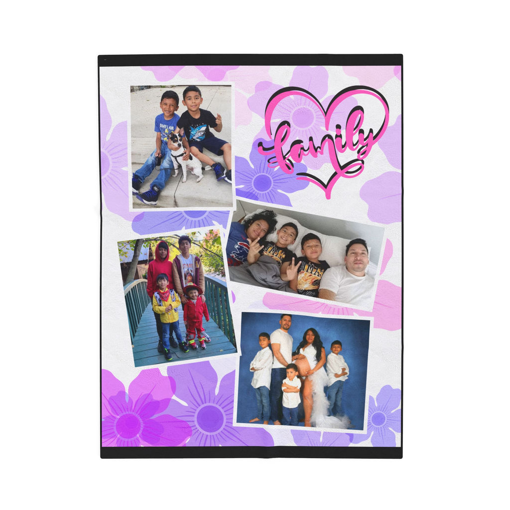 Personalized Photo Family Blanket