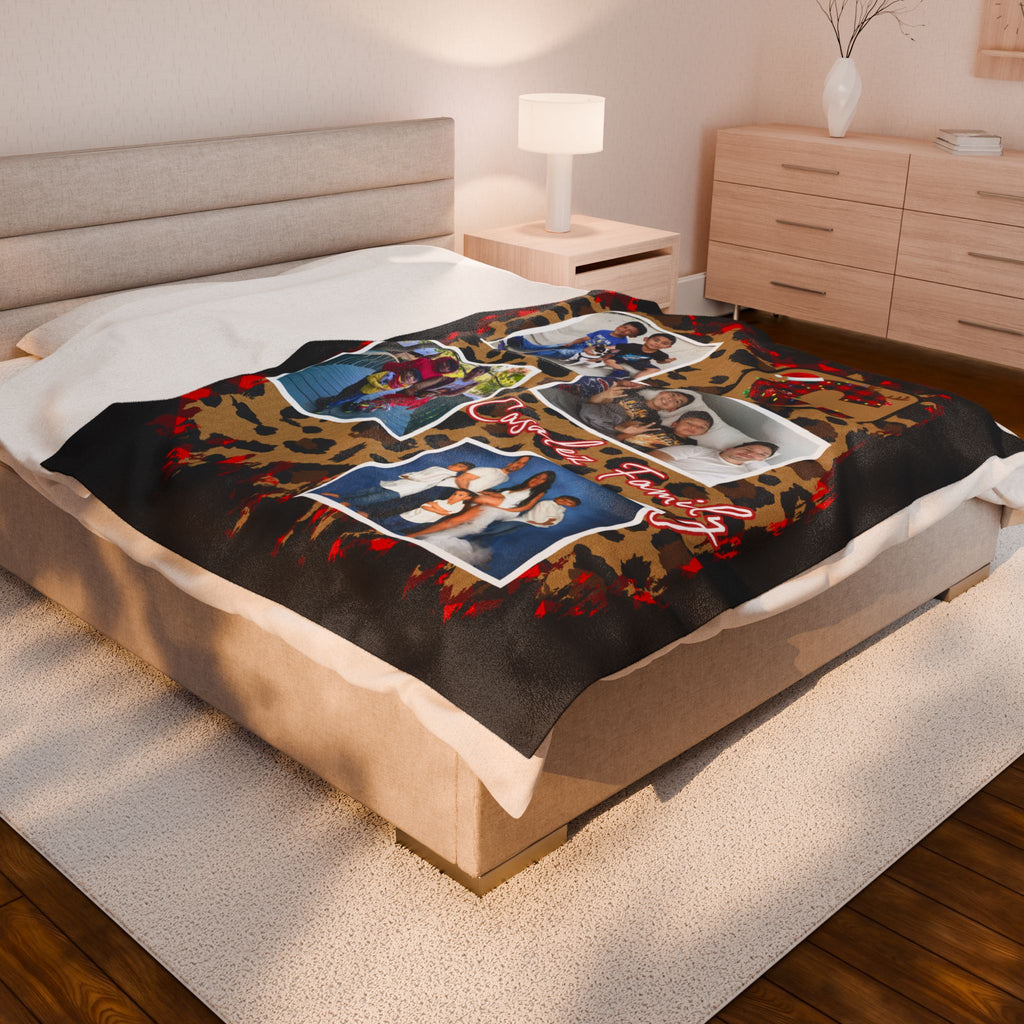 Personalized Christmas Family Blanket