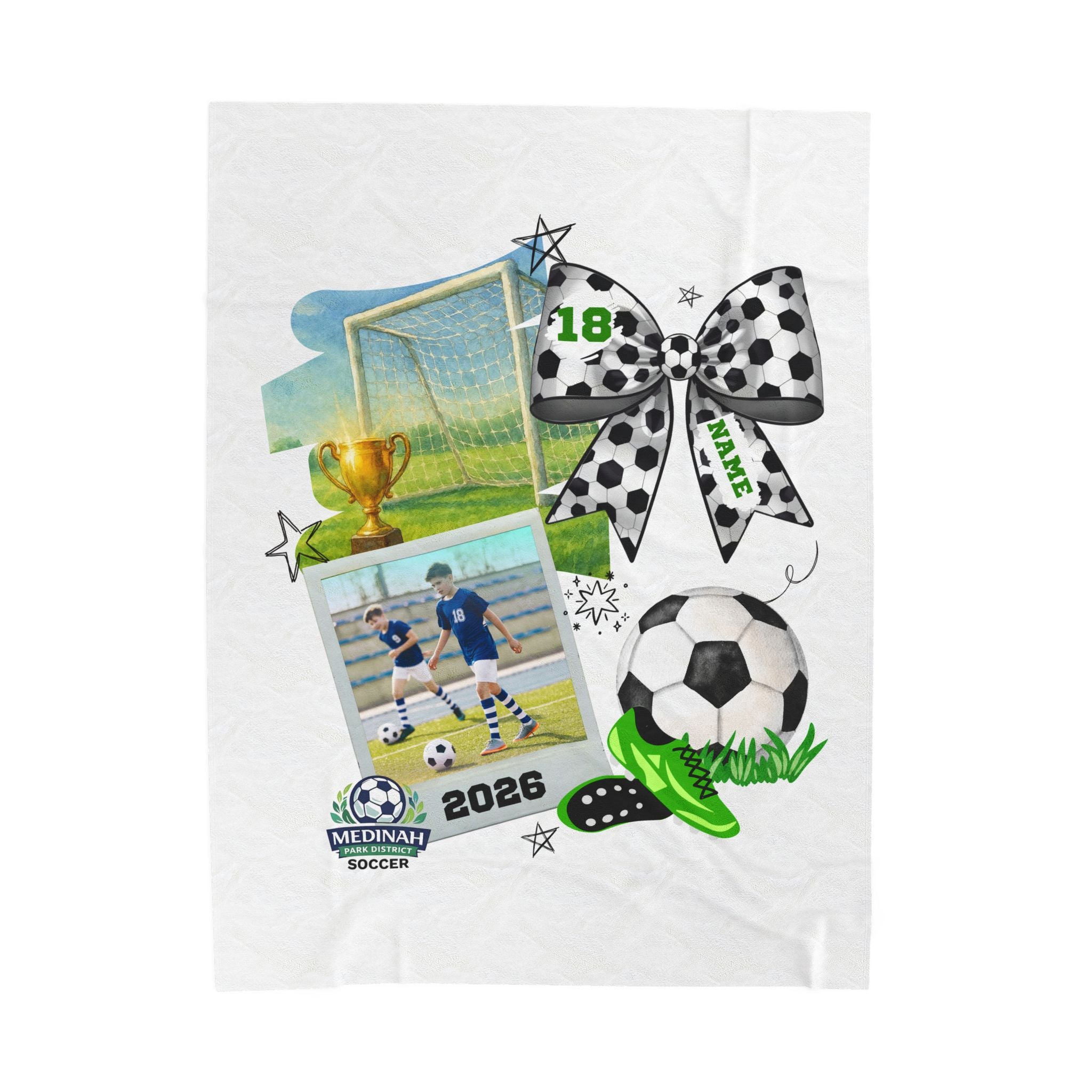 Soccer Design  (White)