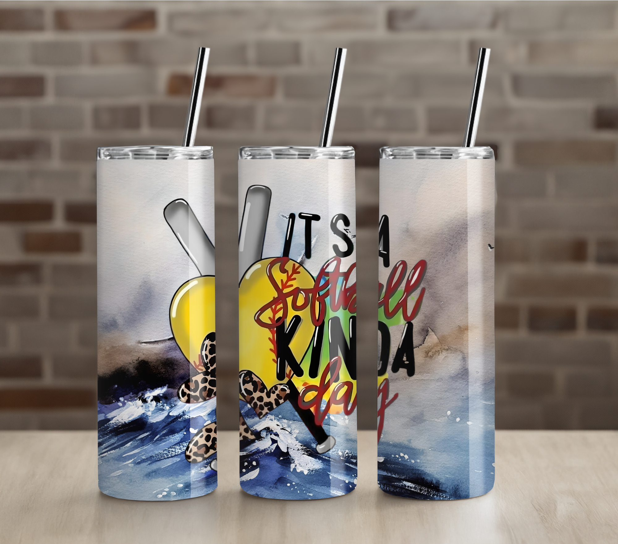 Its a Softball Kinda Day 20oz Tumbler Drinkware