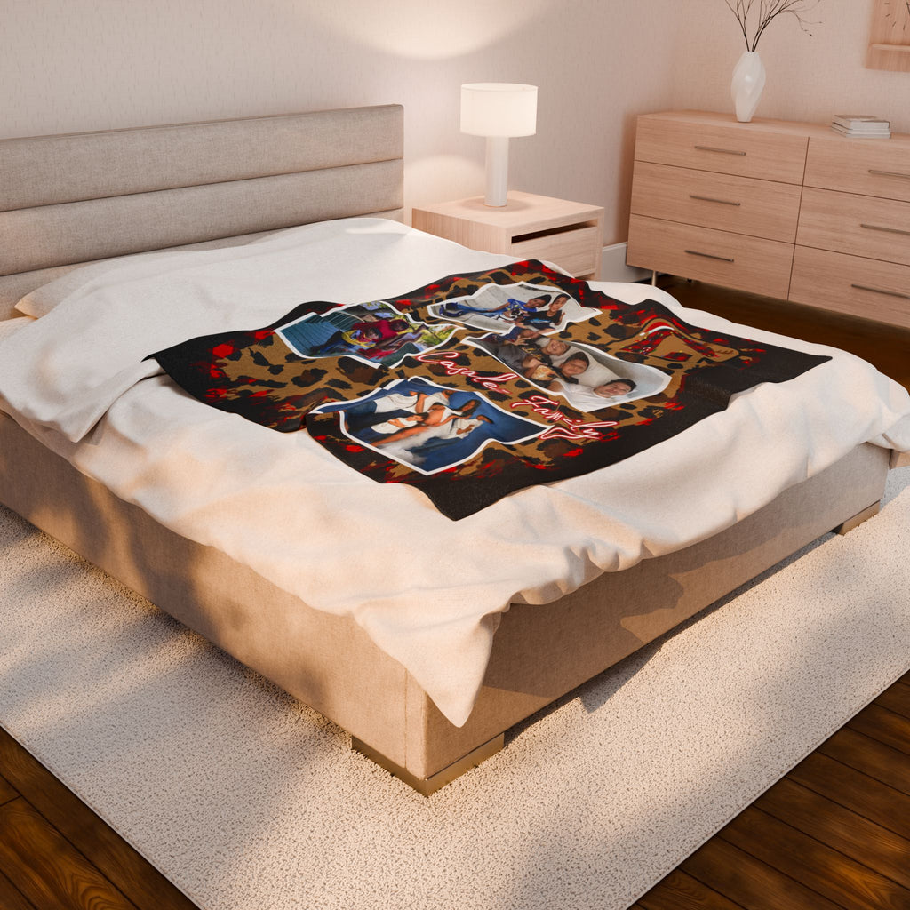 Personalized Christmas Family Blanket