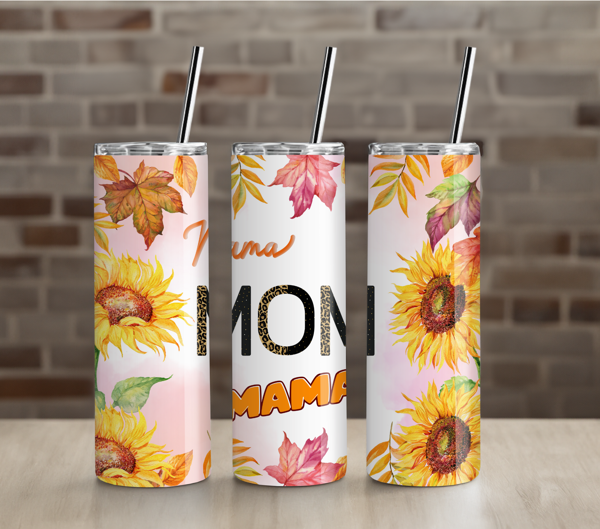 Sunflower Mama MOM 20oz Tumbler Drinkware