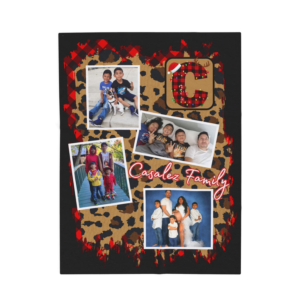 Personalized Christmas Family Blanket