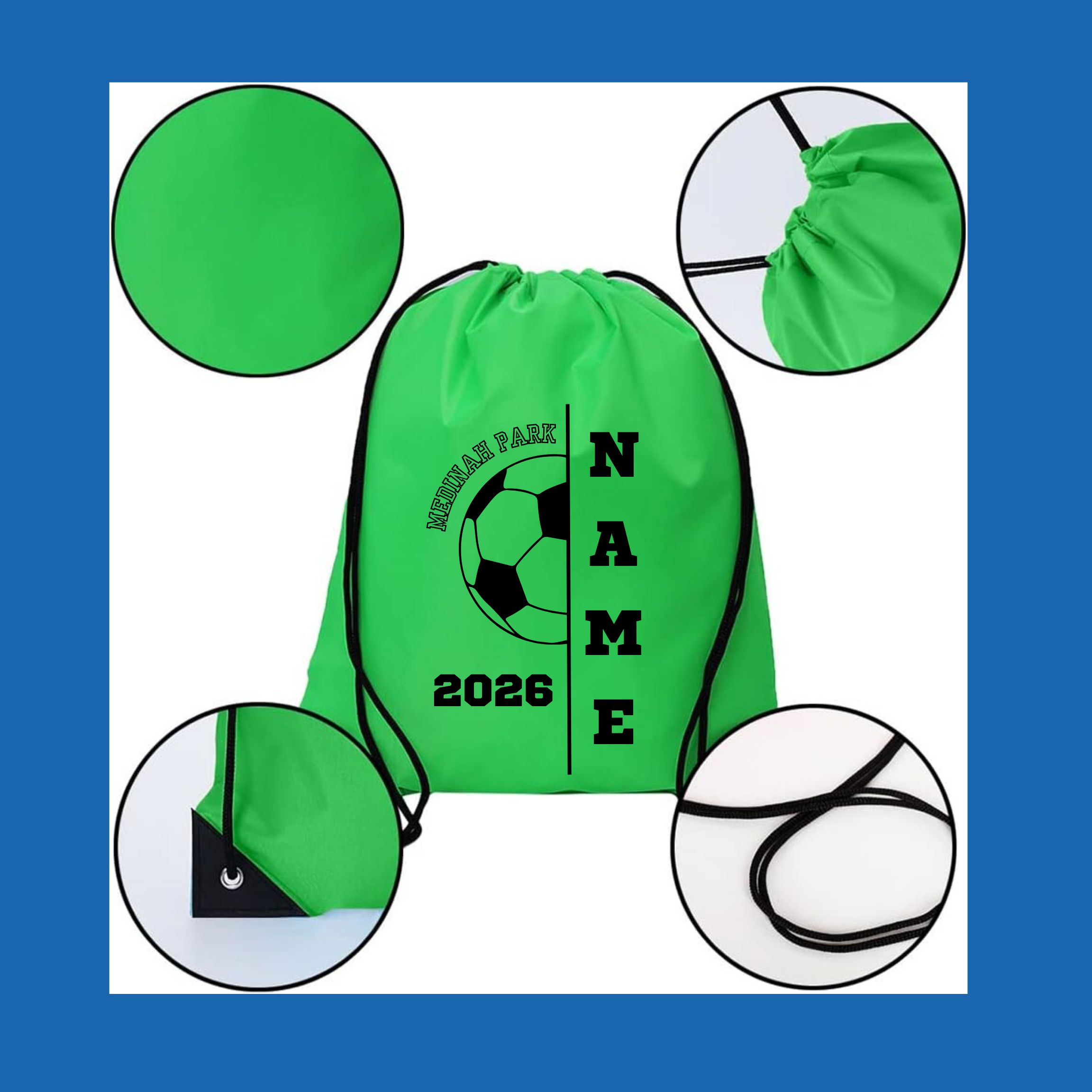 Soccer Drawstring Design 1