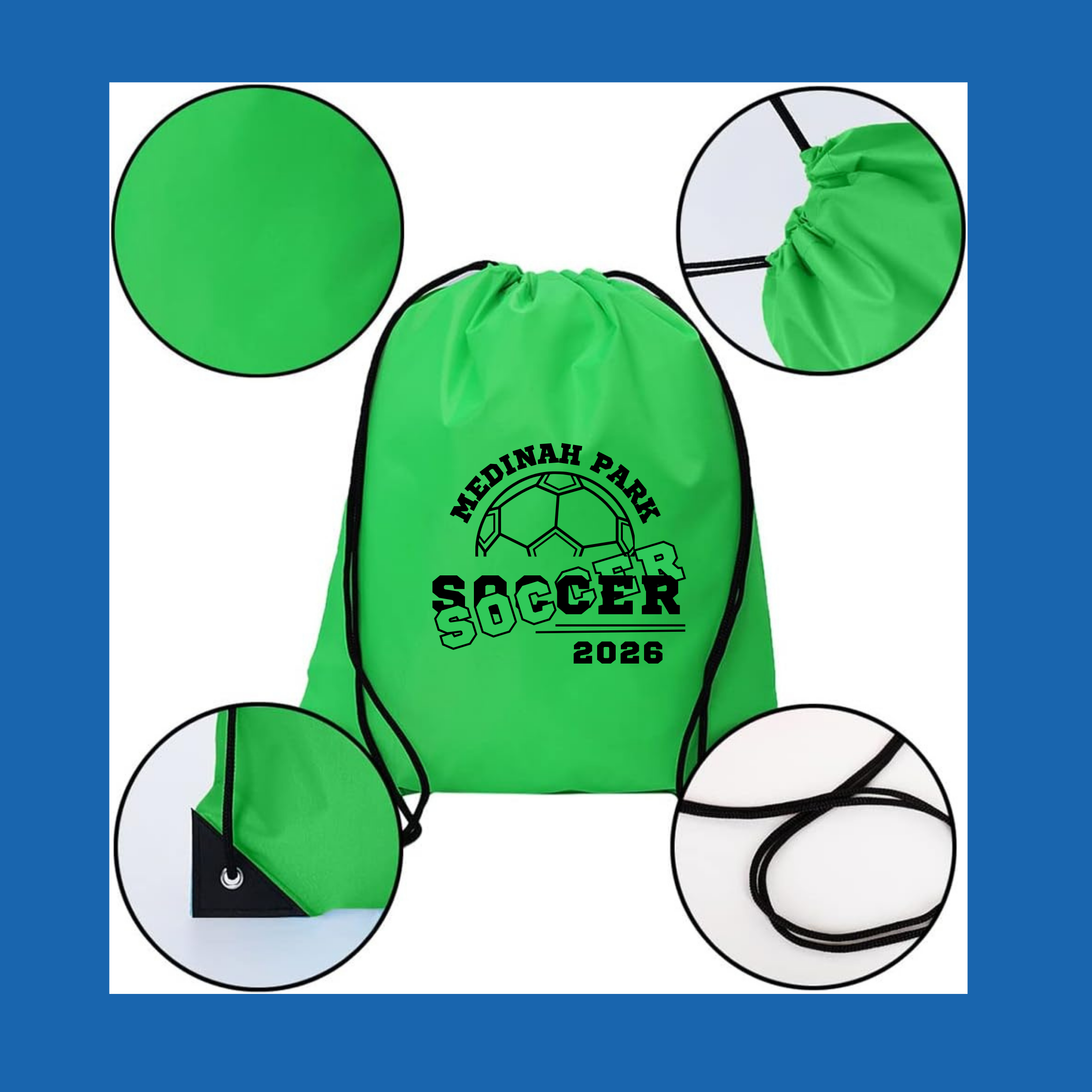 Soccer Drawstring Design 2