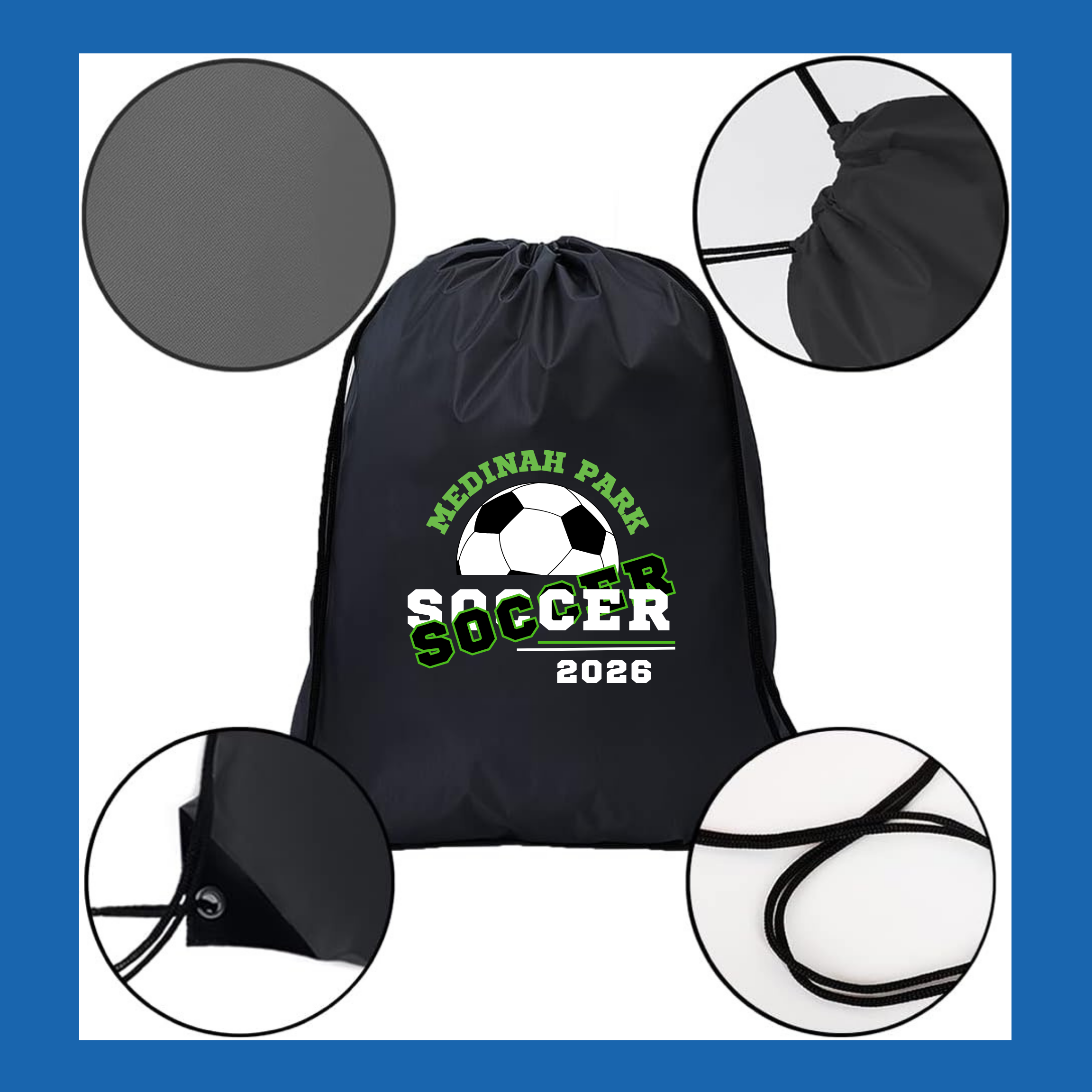 Soccer Drawstring Design 2