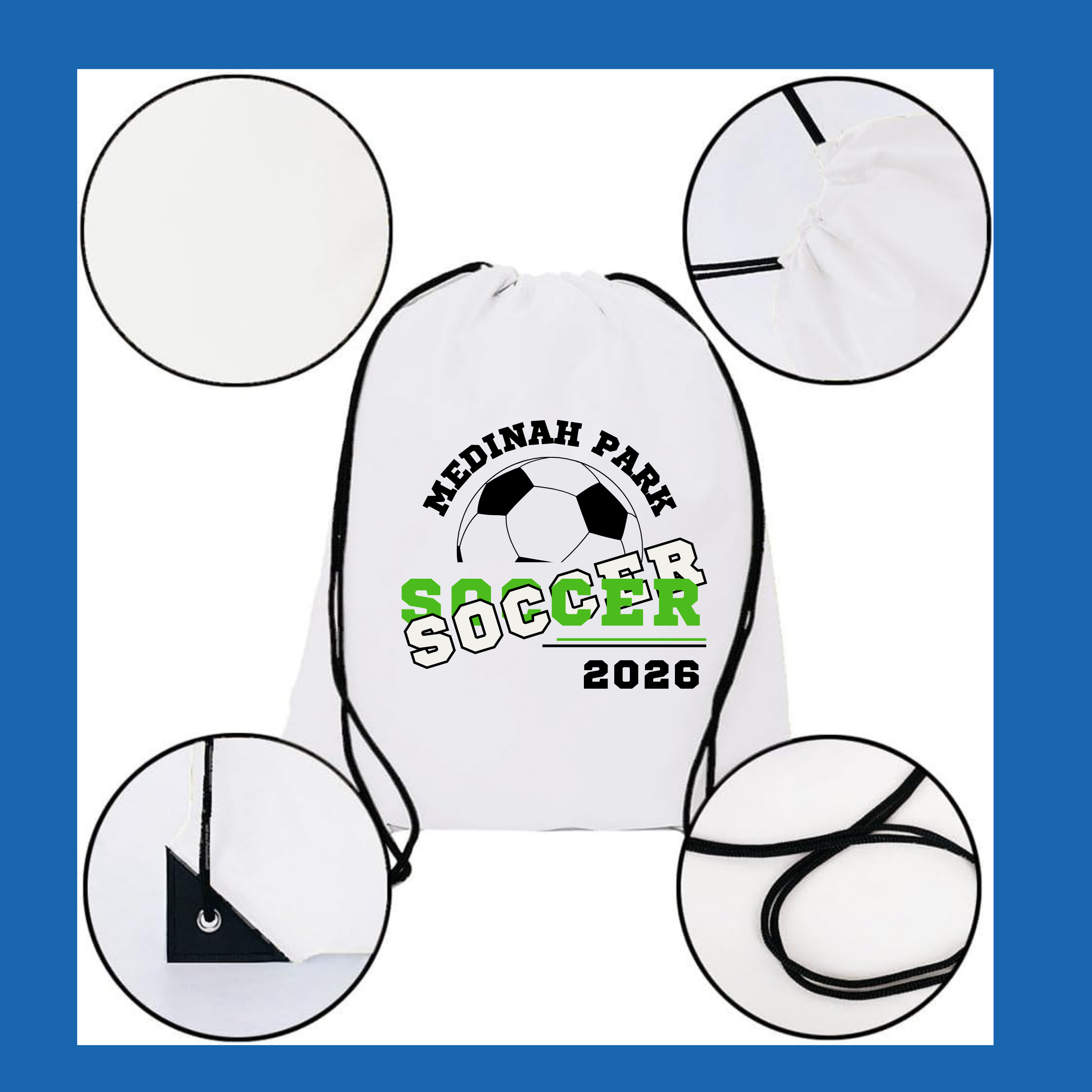 Soccer Drawstring Design 2