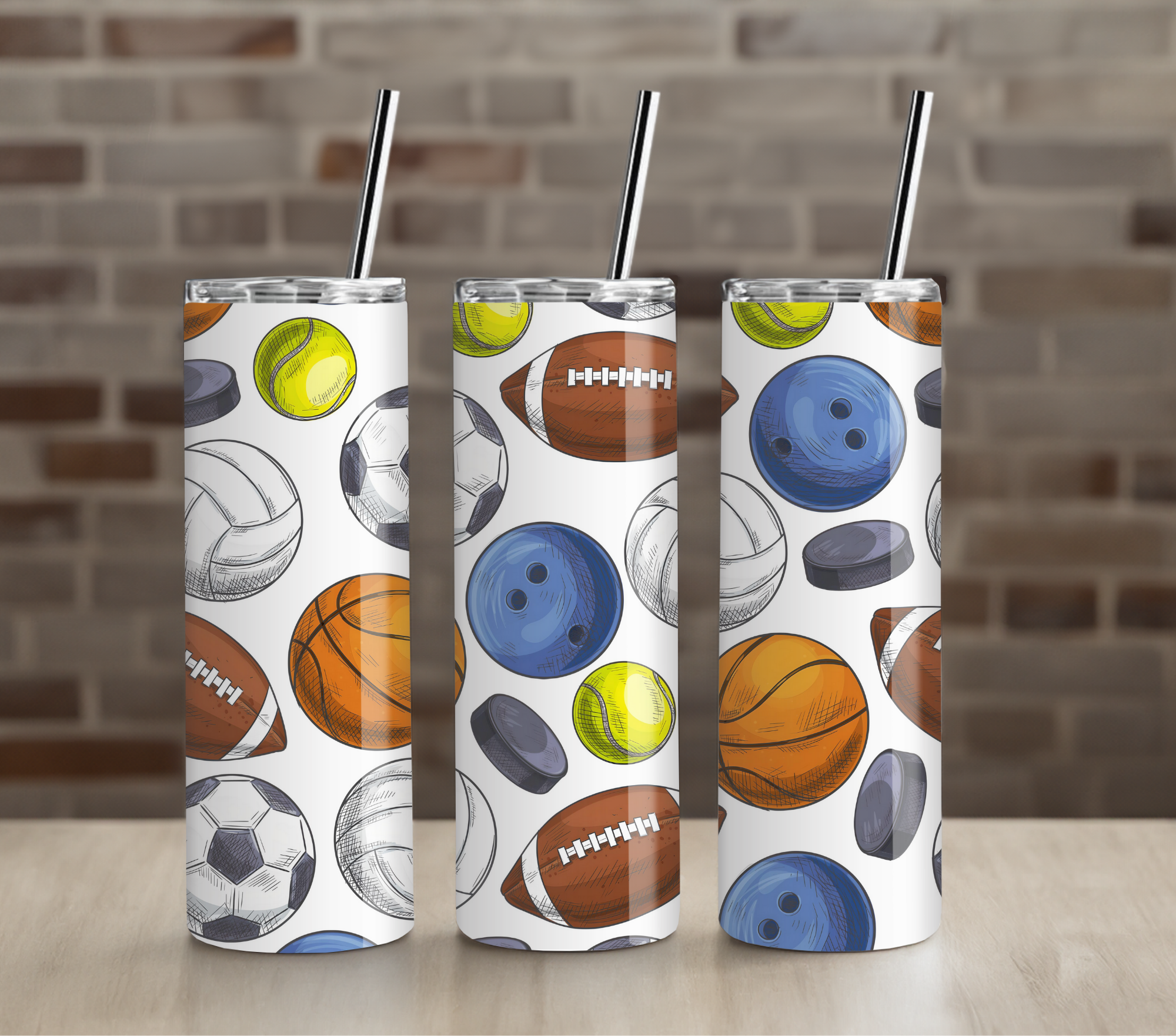 sports balls 20oz Tumbler Drinkware
