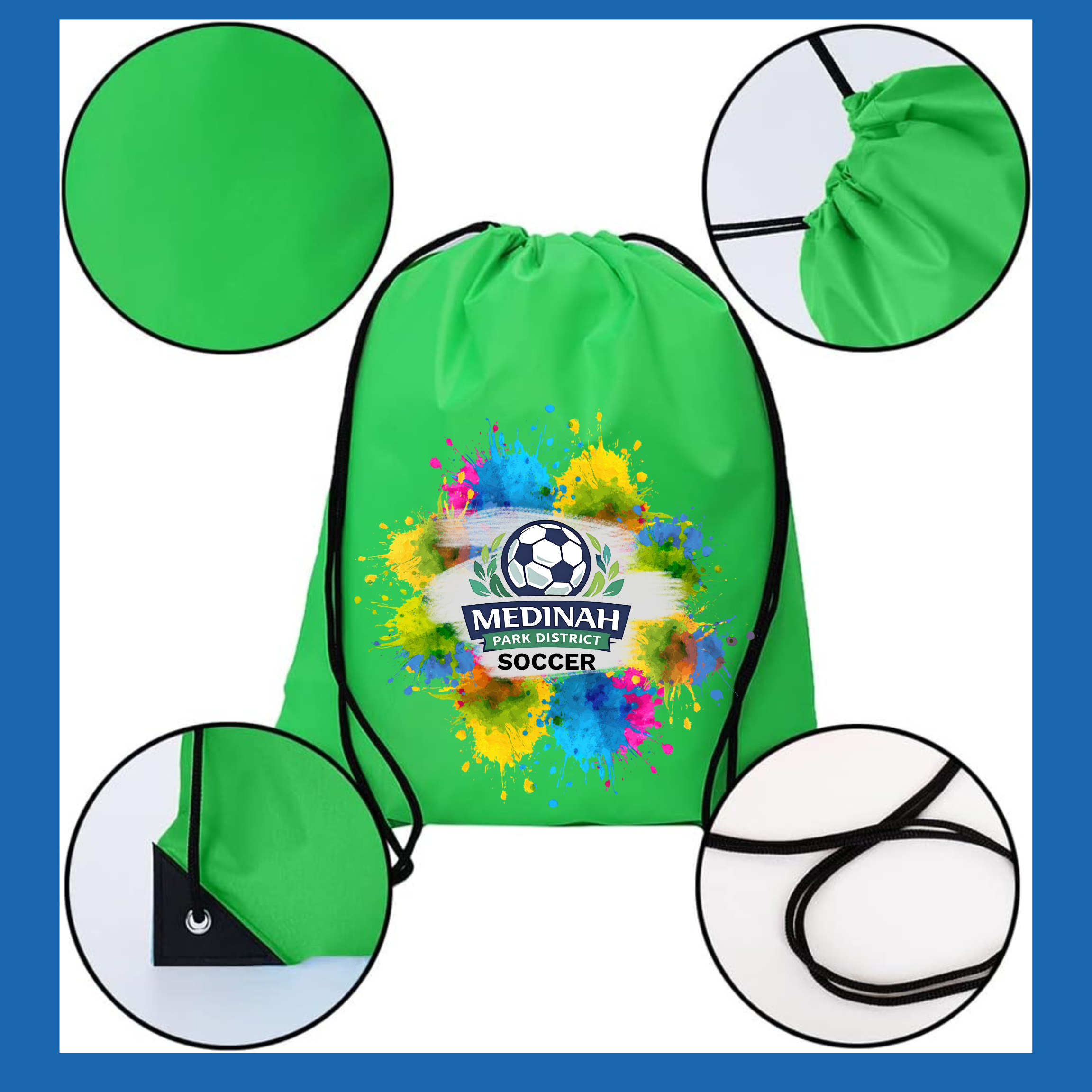 Soccer Drawstring Design 3