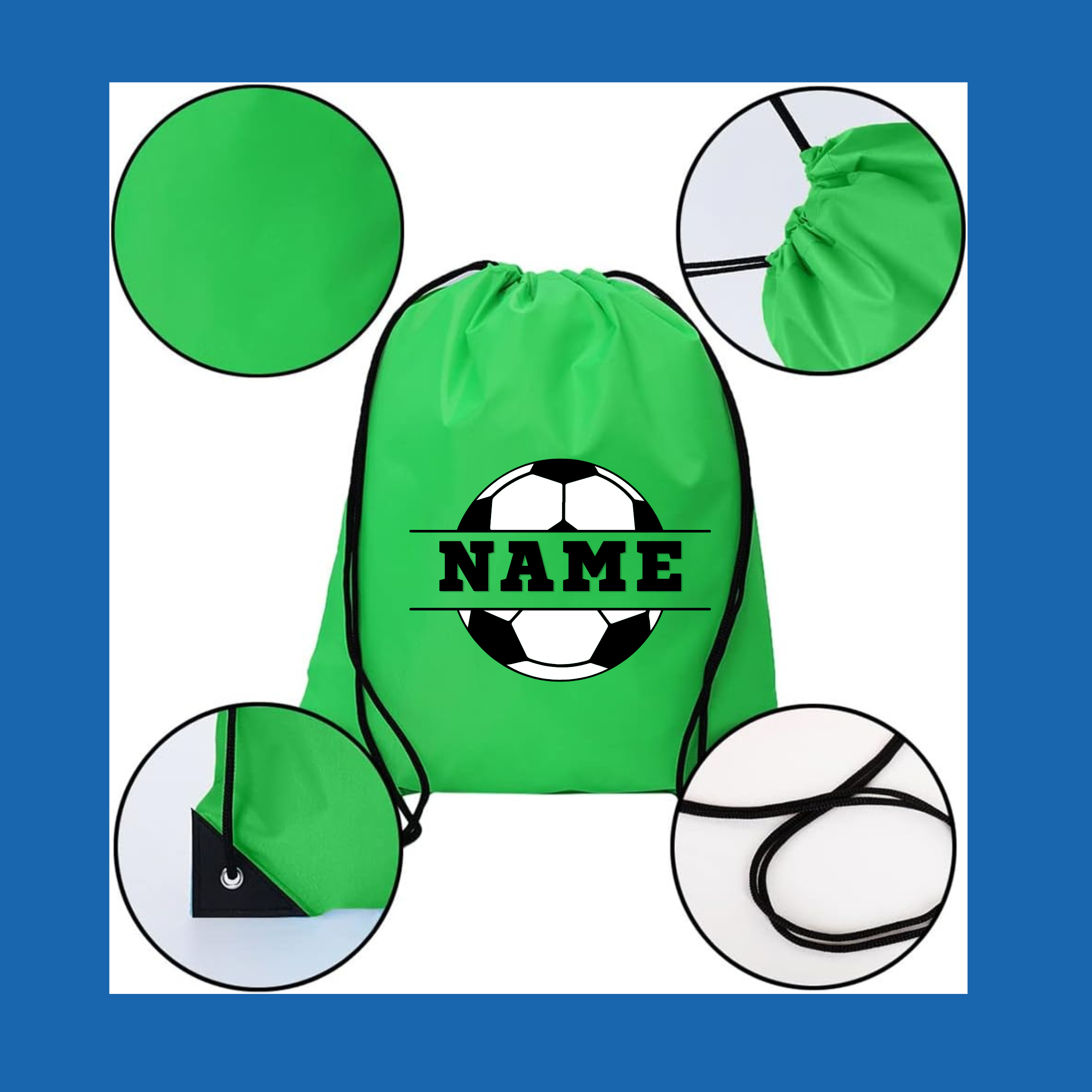 Soccer Drawstring Design 4
