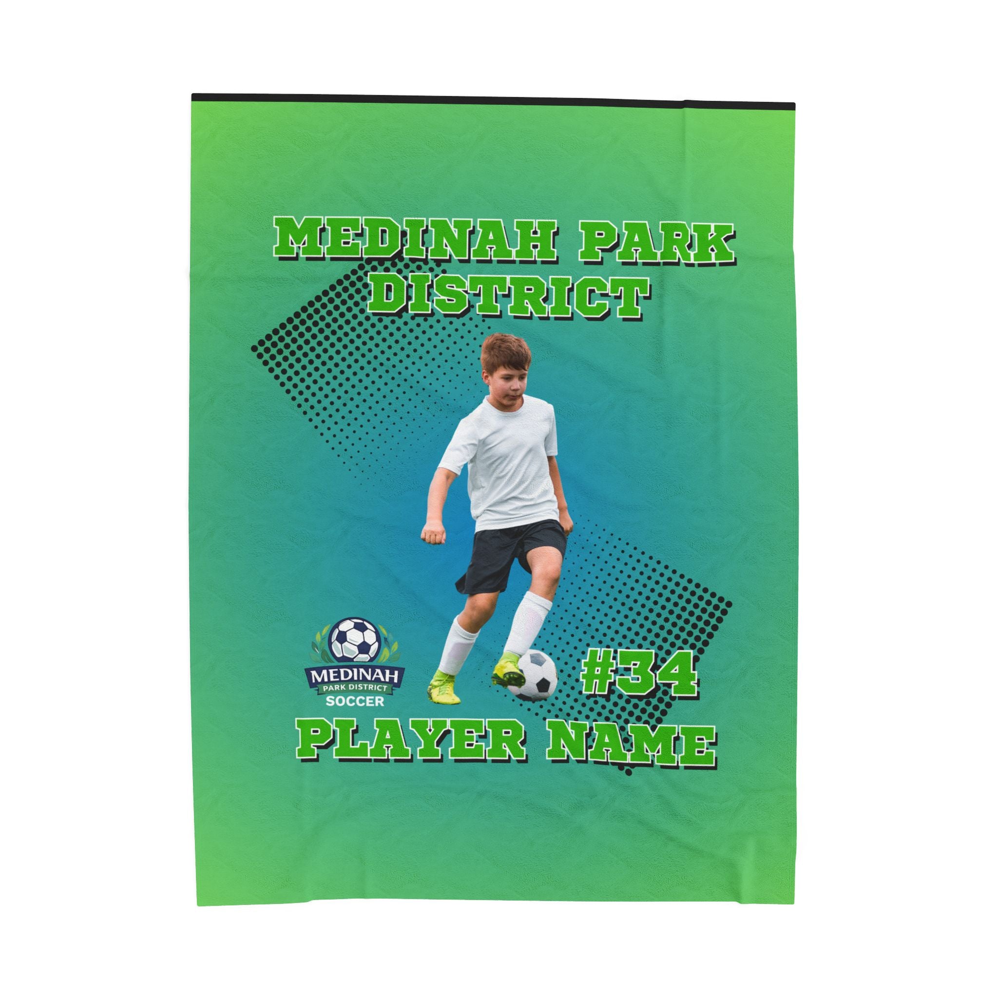 Soccer Design 2 (Blue Green)
