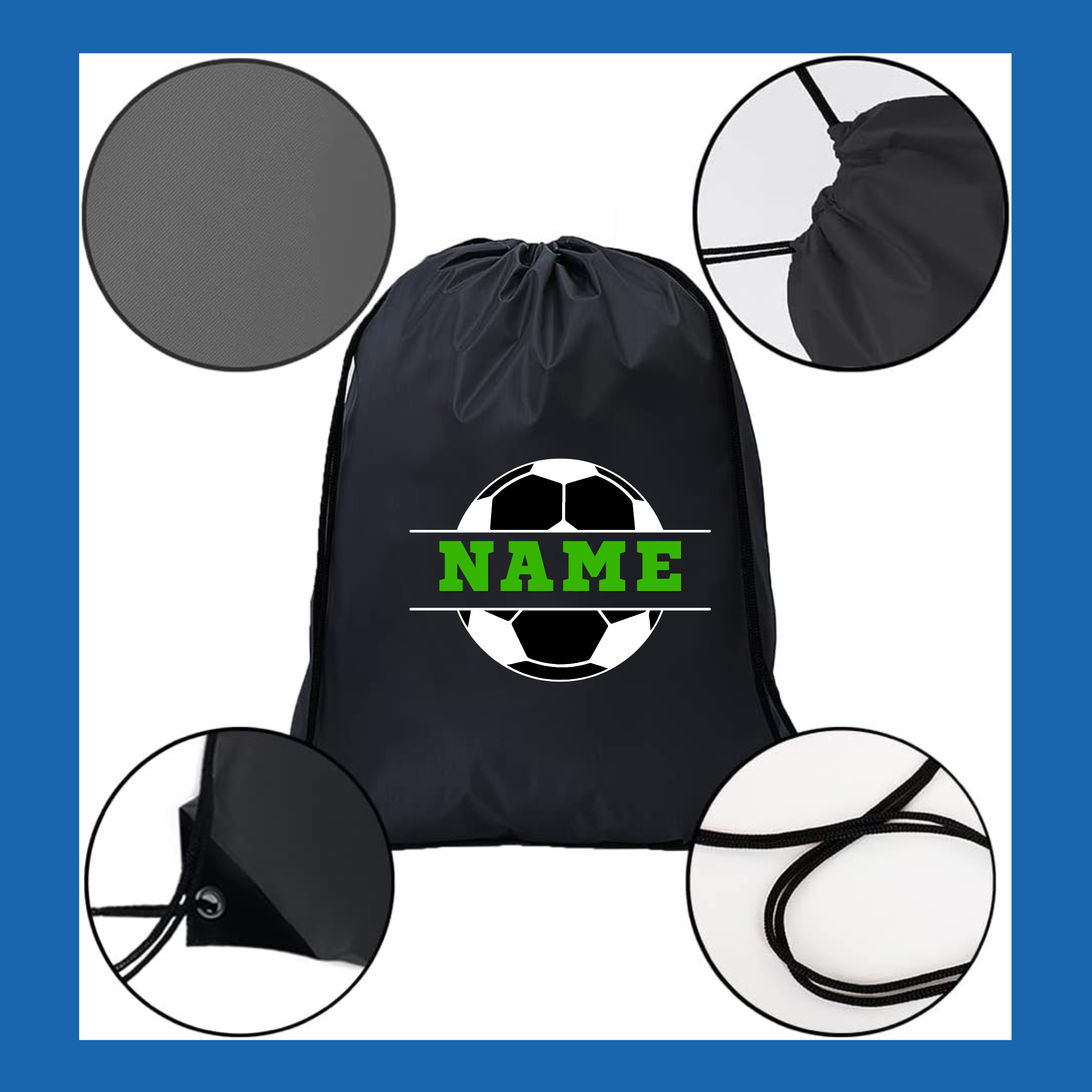 Soccer Drawstring Design 4