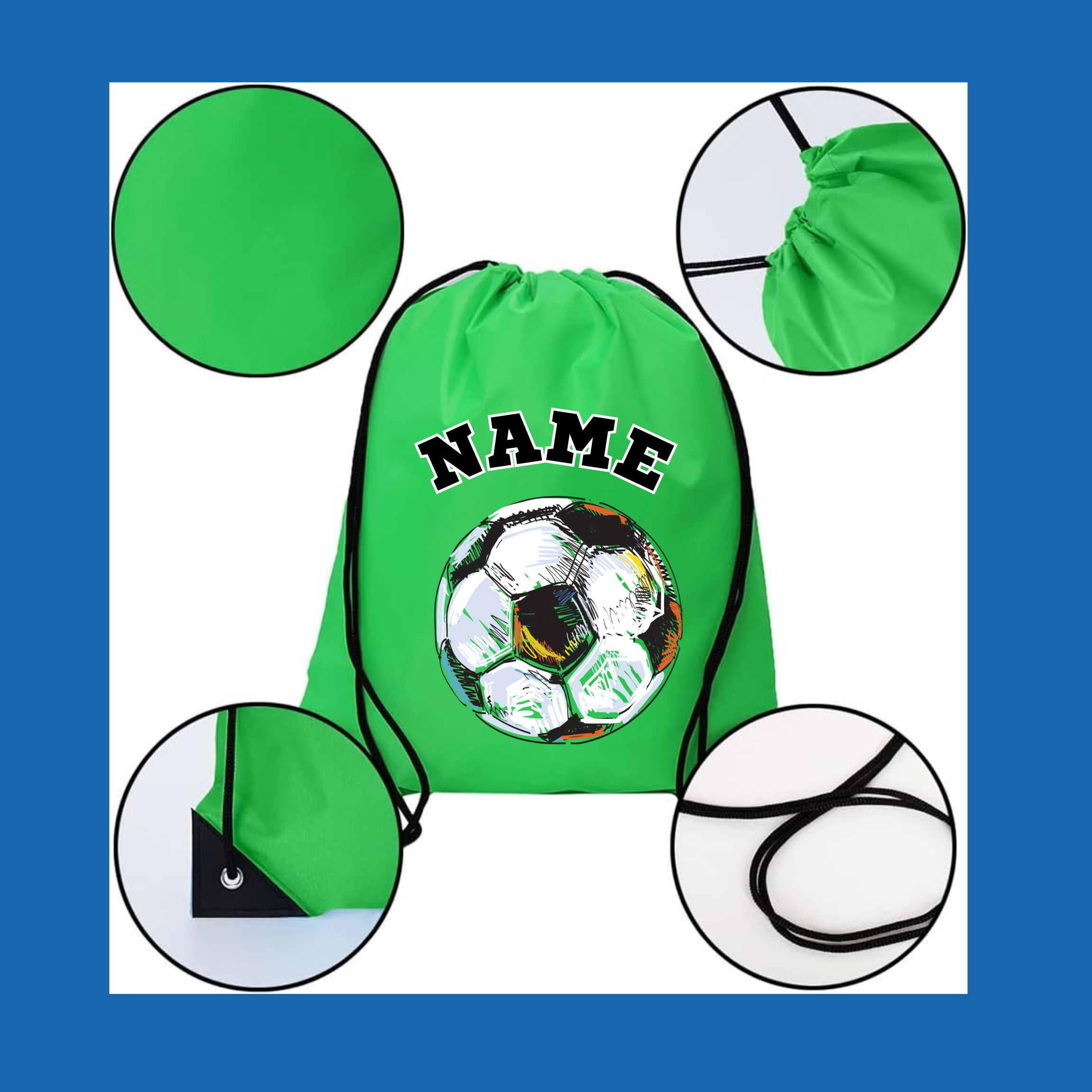 Soccer Drawstring Design 6
