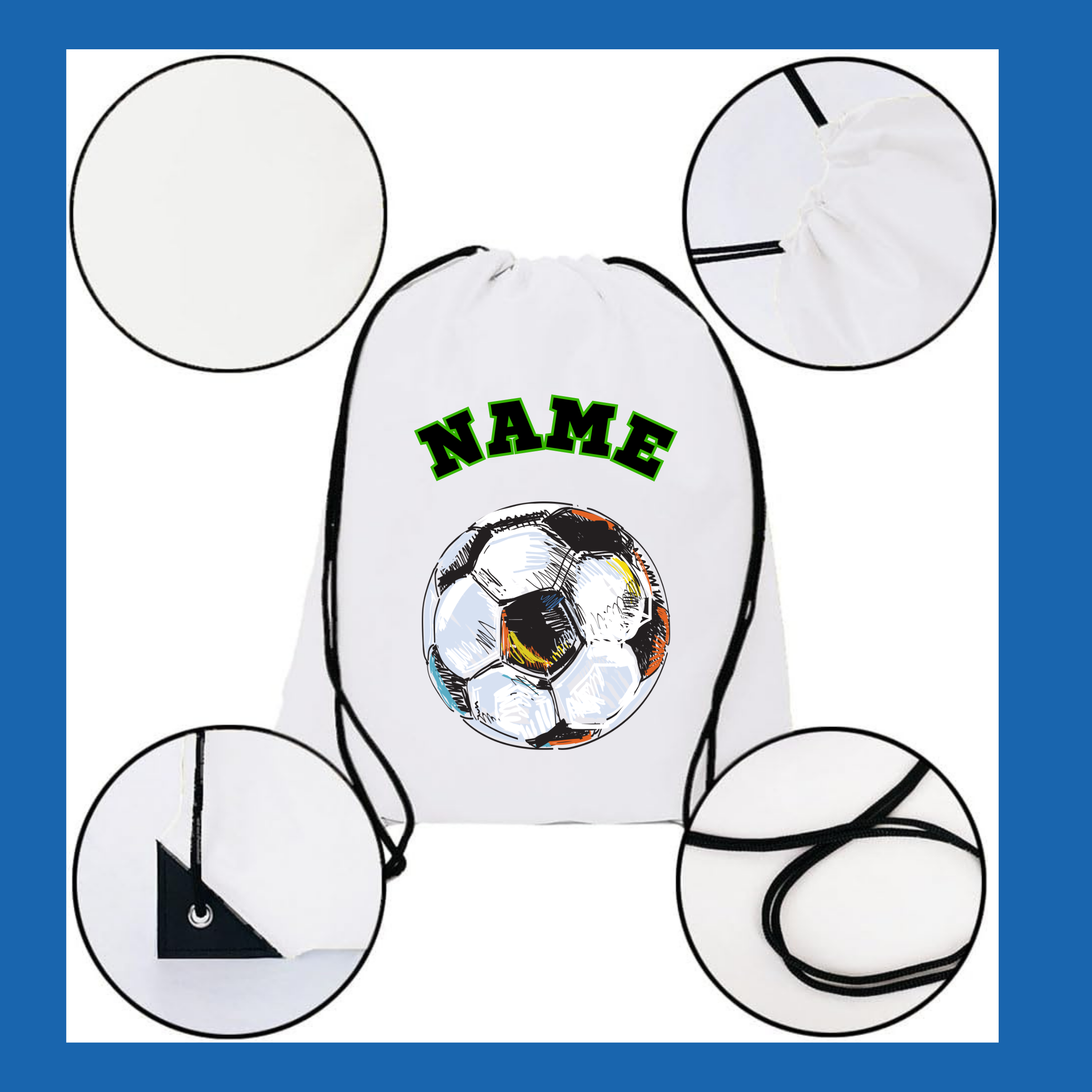 Soccer Drawstring Design 6
