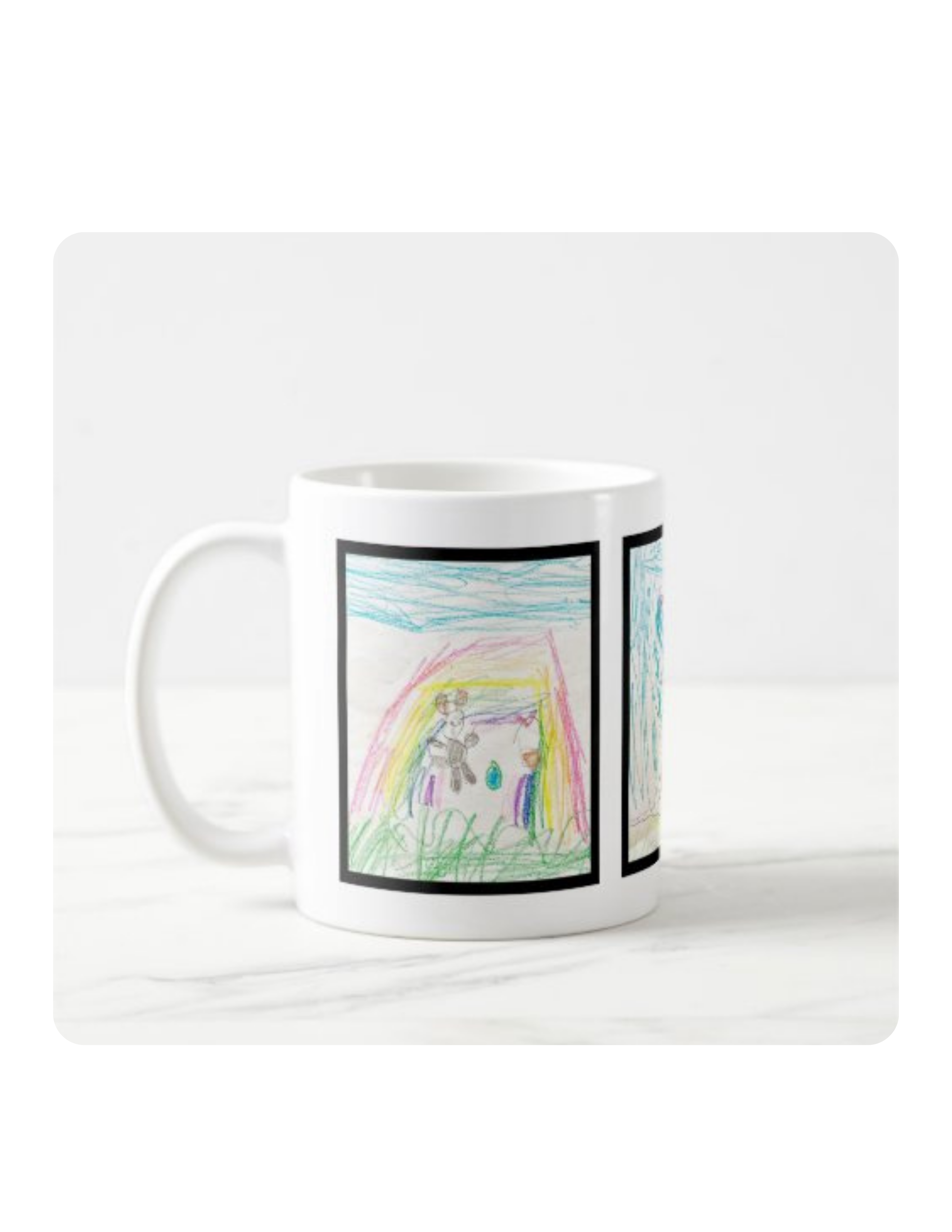 11 oz Mug Showcasing 3 pictures