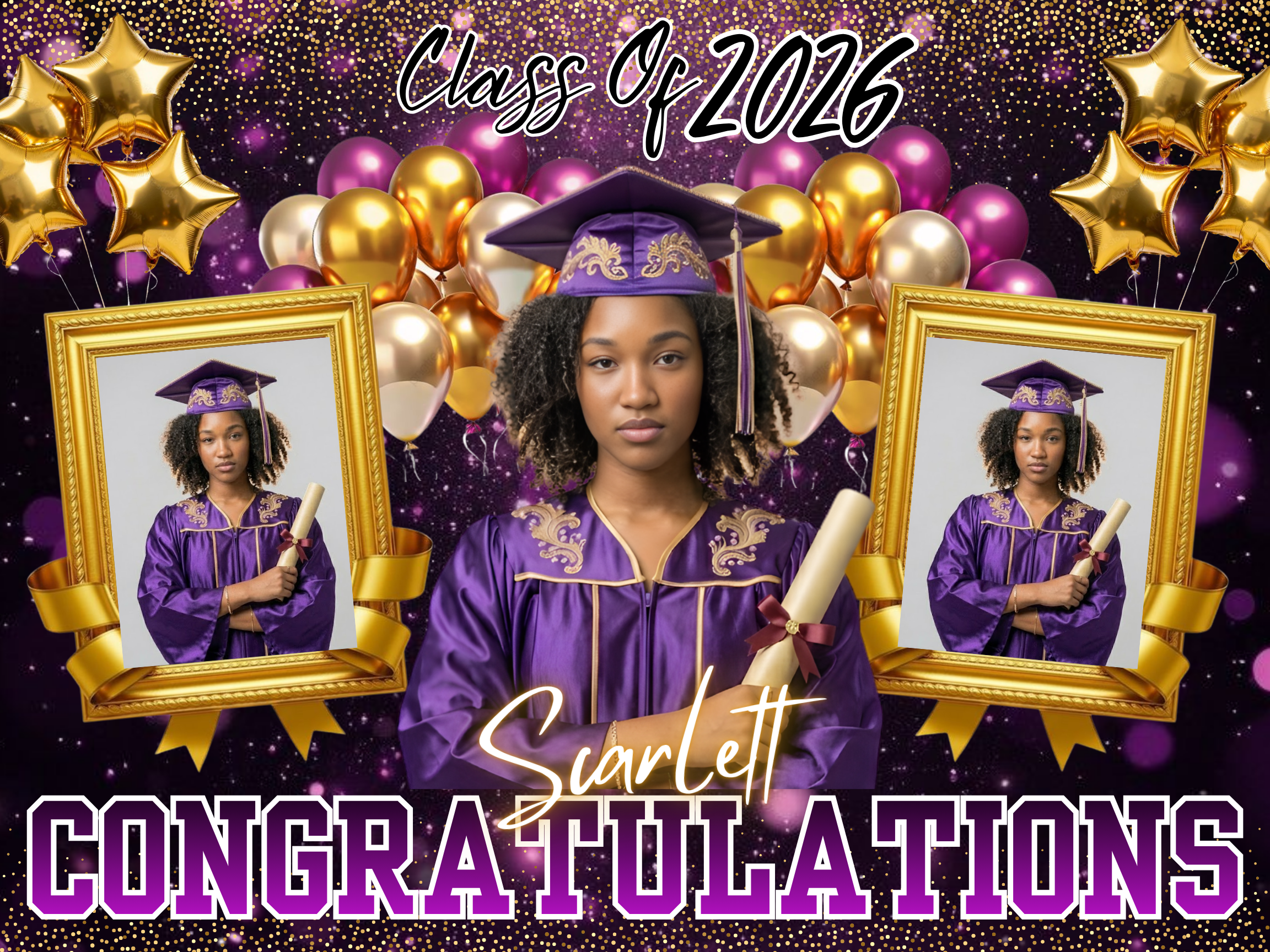 Graduate Yard Sign Design 5