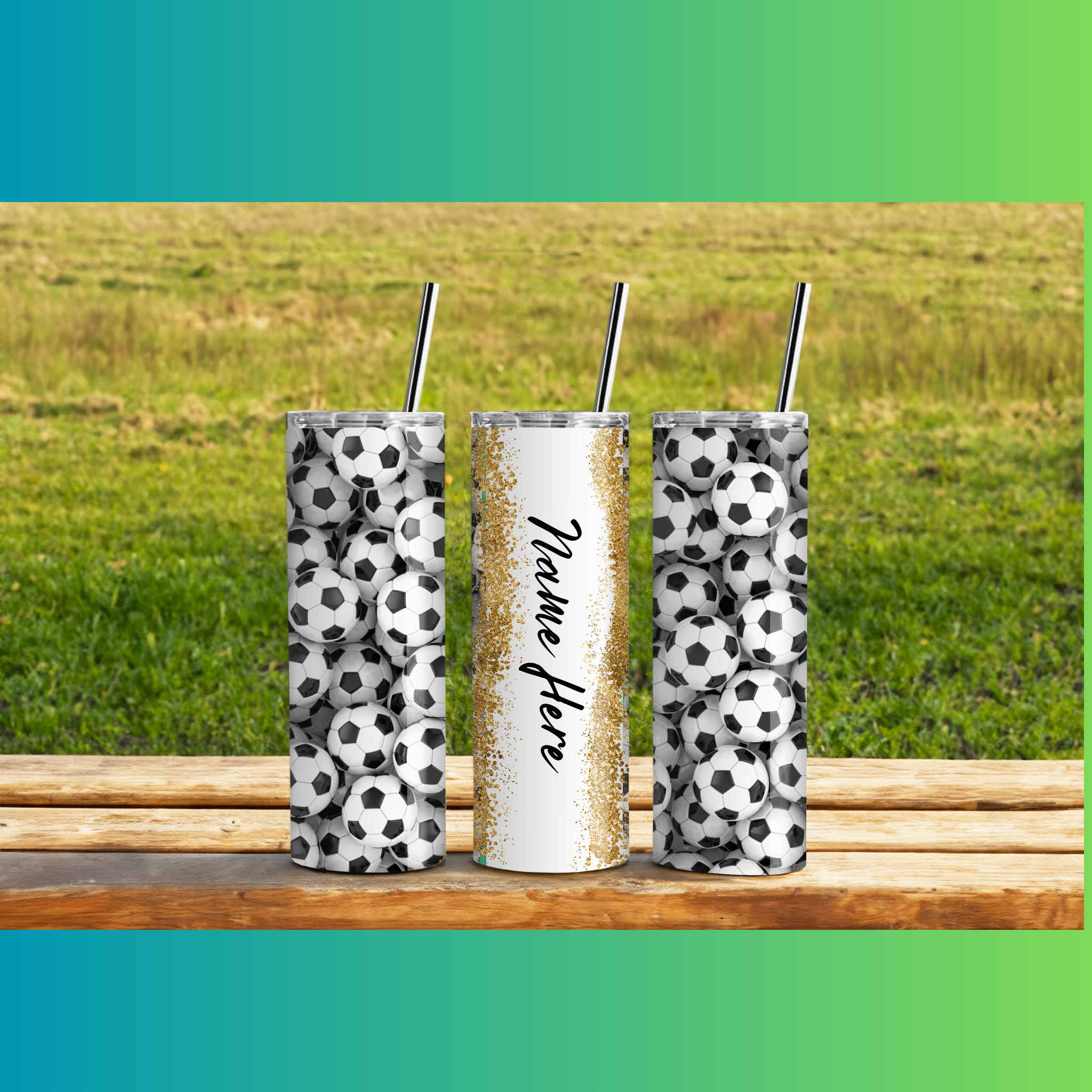 Soccer Design 1 - 20 oz Tumbler