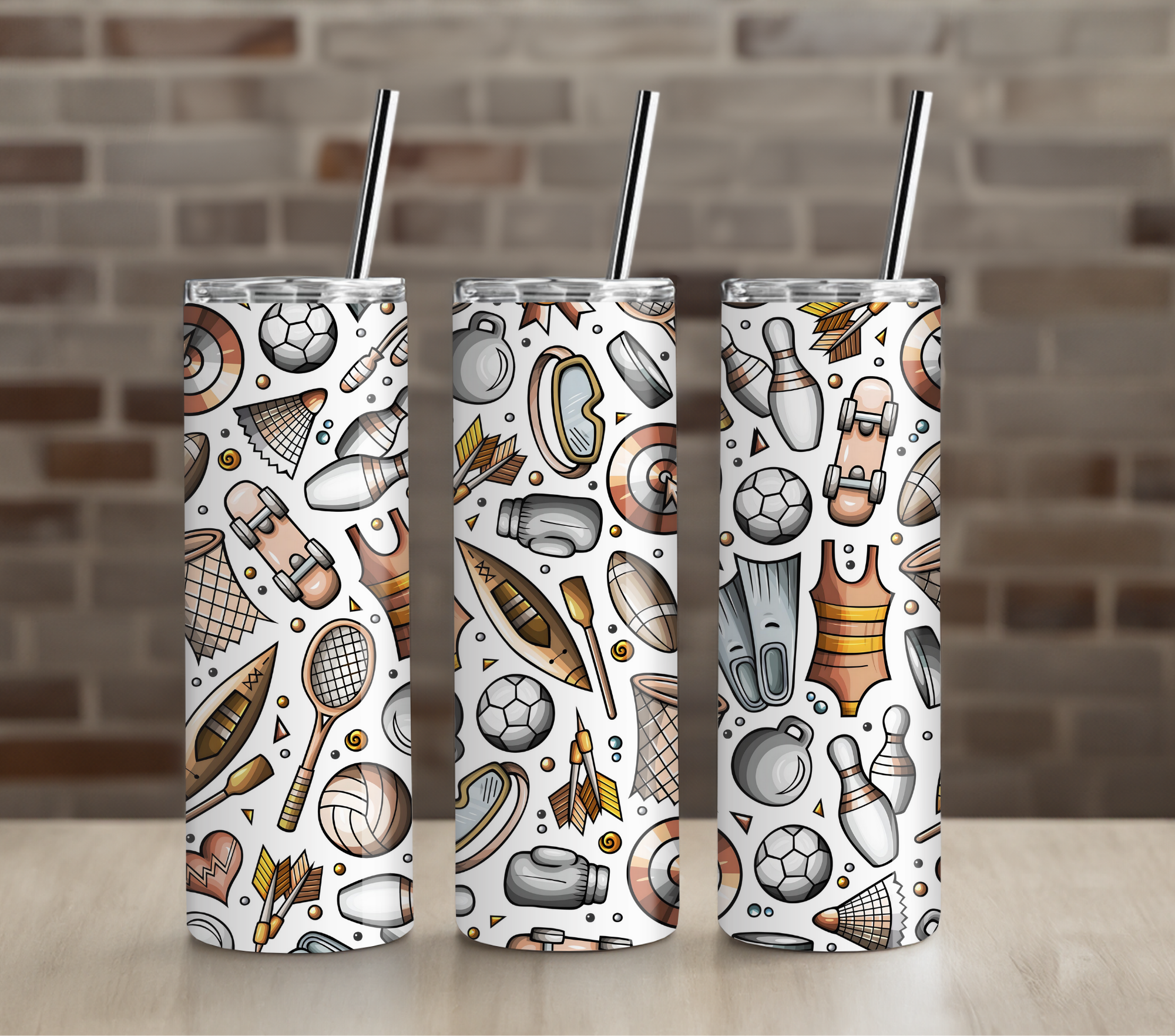 Soccer Bowling 20oz Tumbler Drinkware