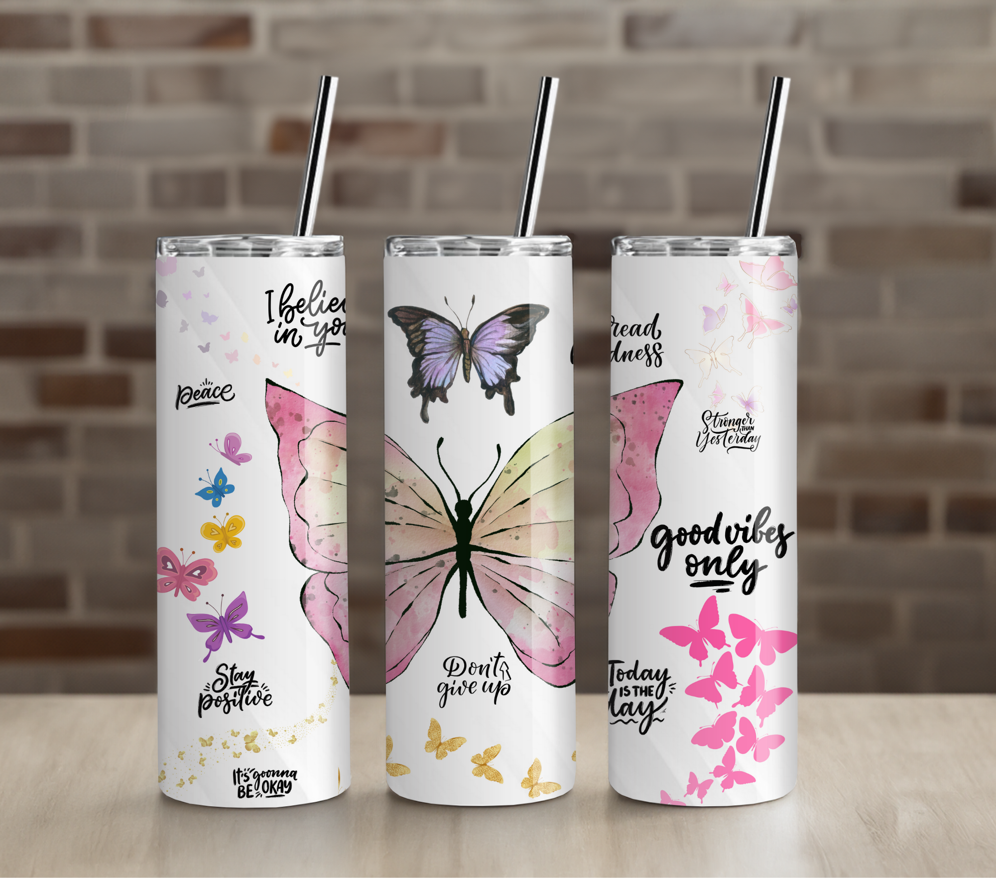 Teach Love Inspire Teacher Tumbler | Motivational Quote | 20oz Skinny Insulated Cup