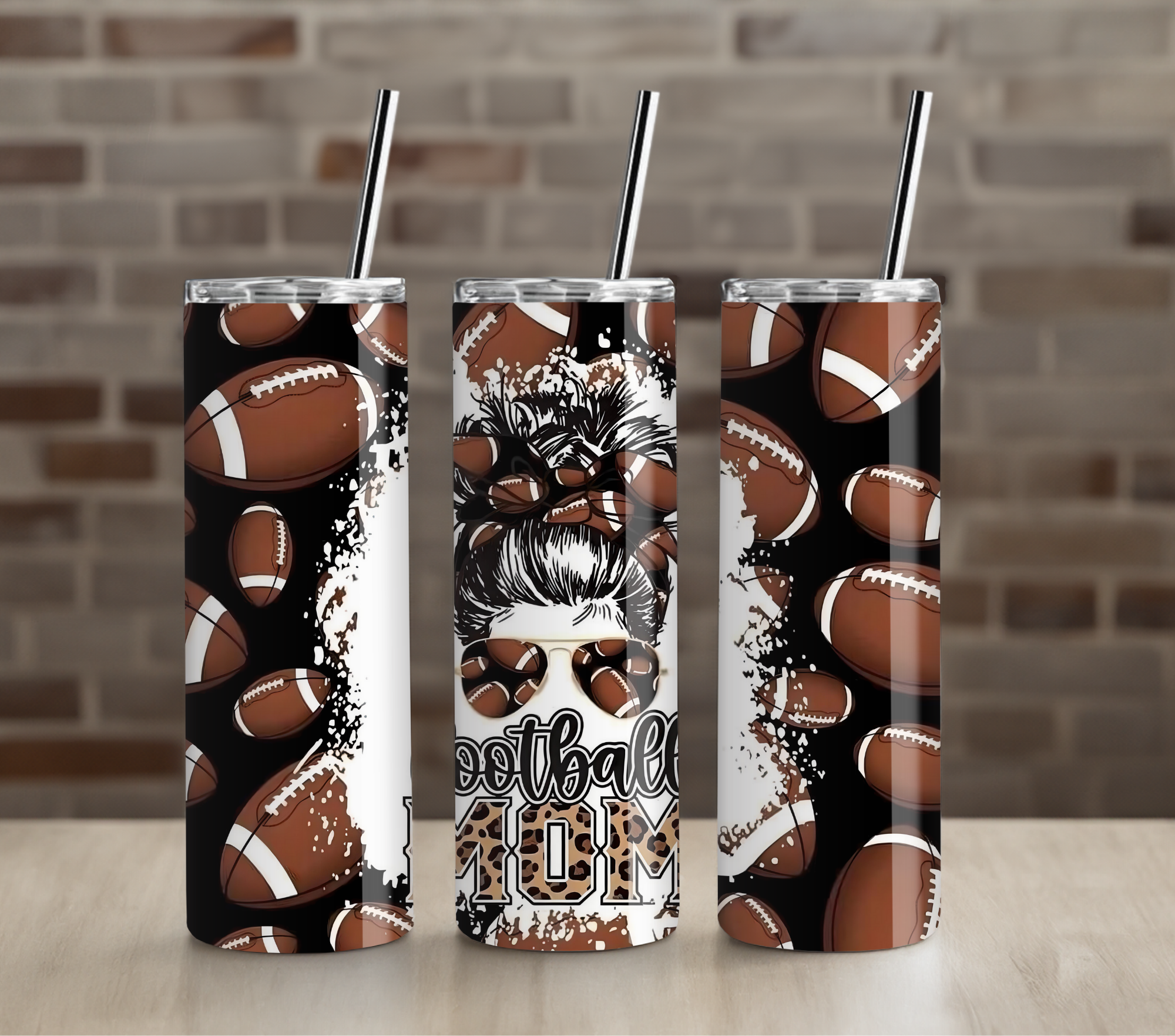 Footbal Mom 20oz Tumbler Drinkware
