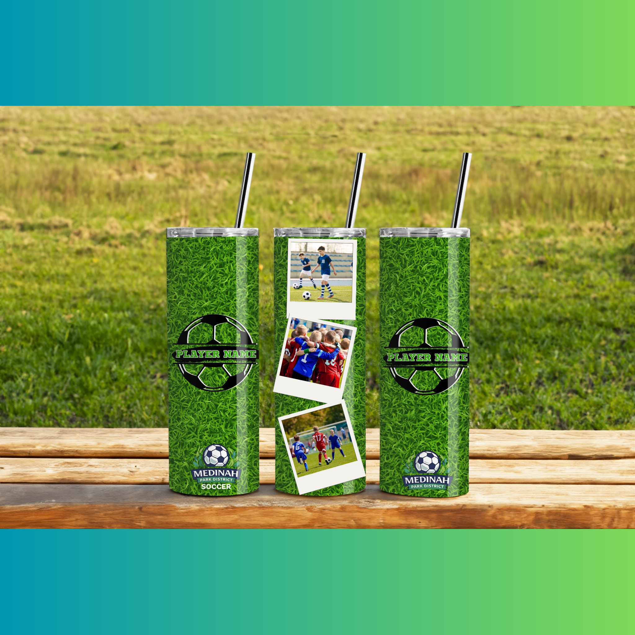 Soccer Design 2 - 20 oz Tumbler