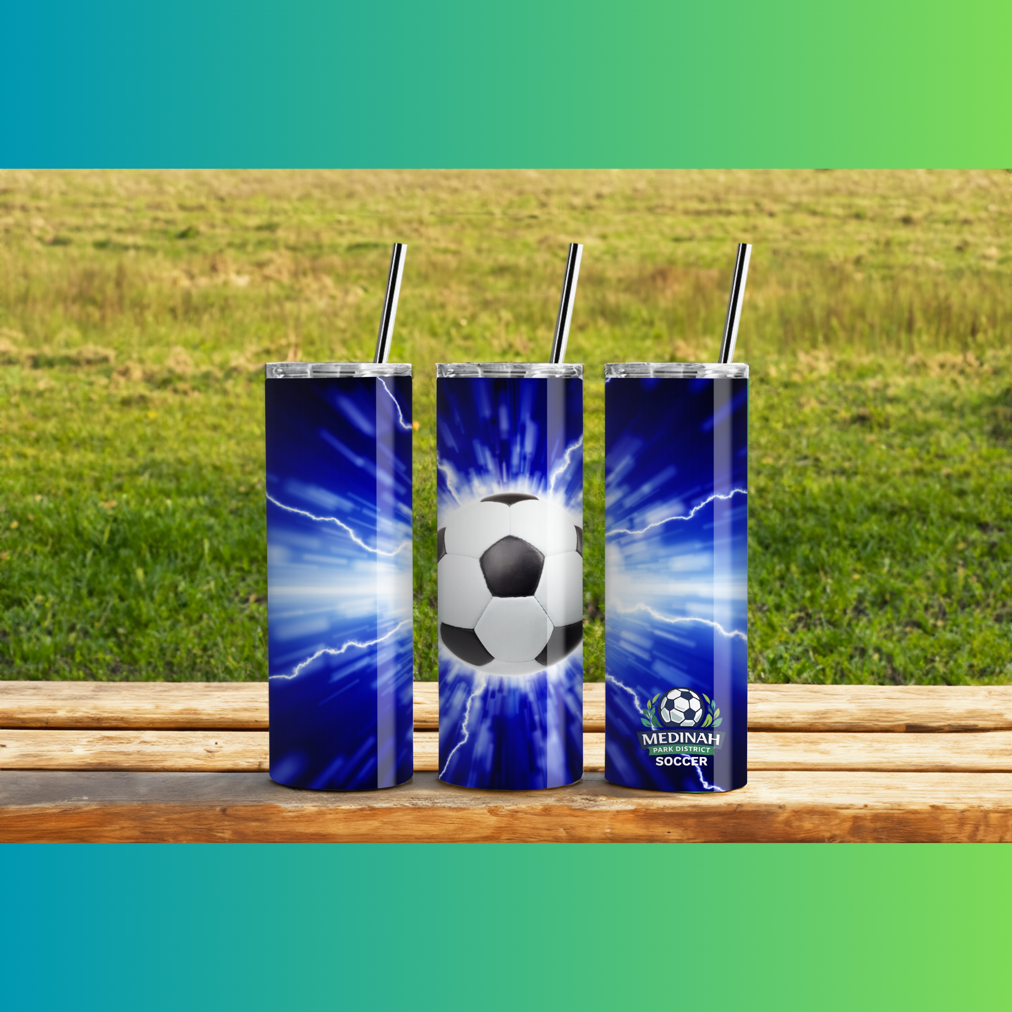 Soccer Design 3 - 20 oz Tumbler