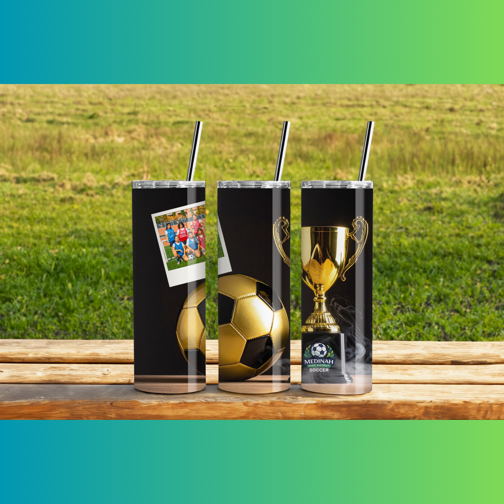 Soccer Design 4 - 20 oz Tumbler