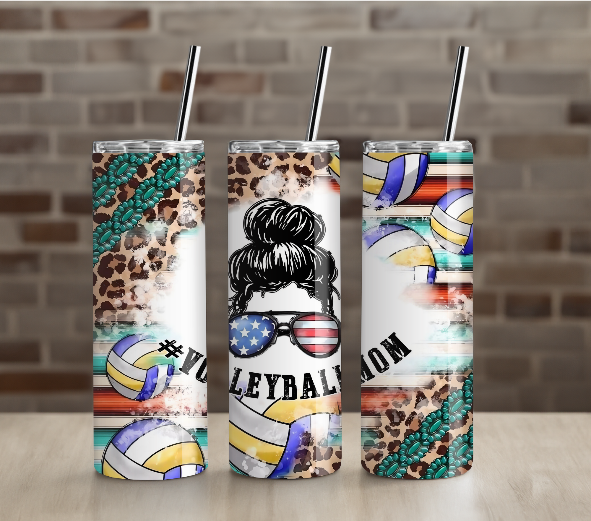 Volleyball Mom 20oz Tumbler Drinkware