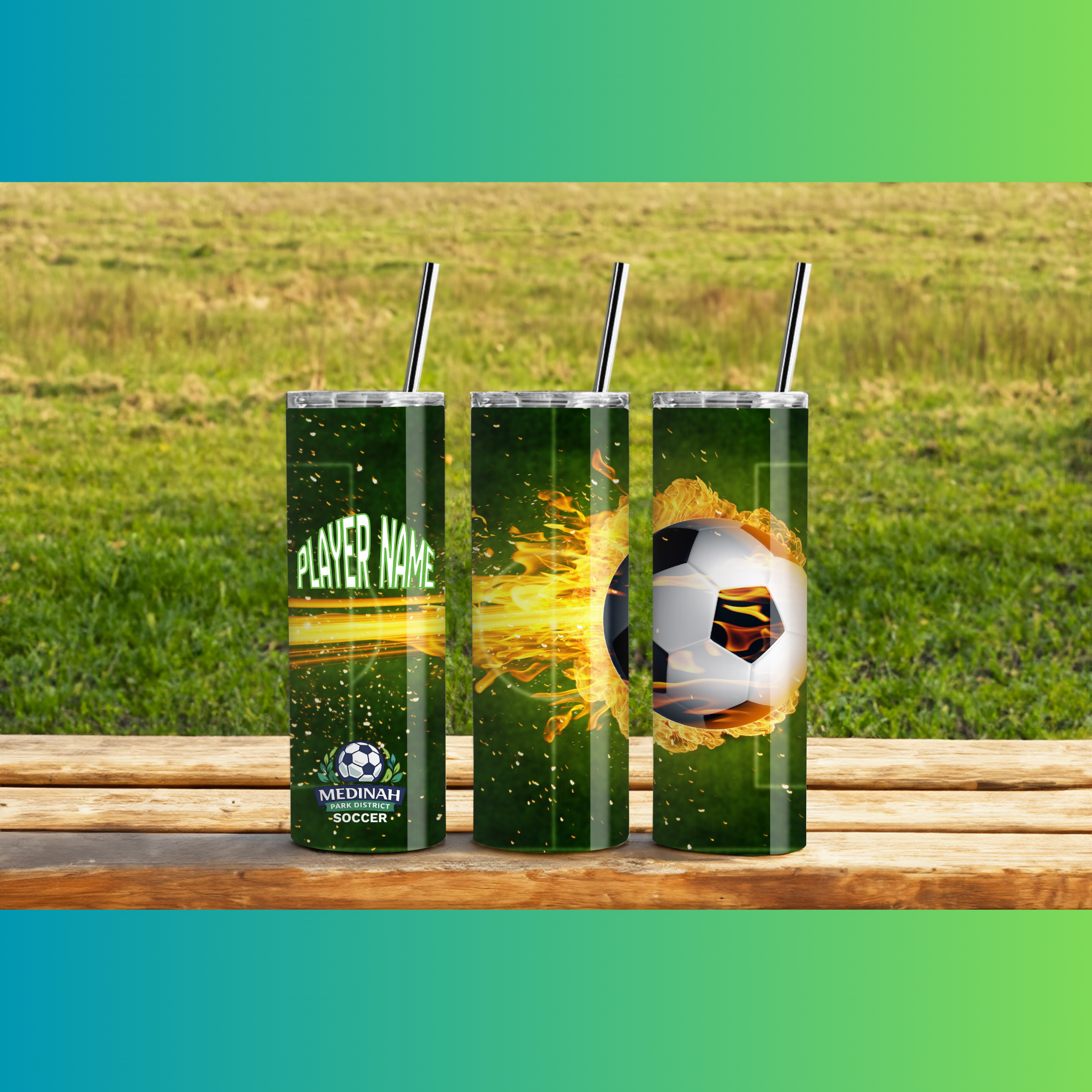 Soccer Design 5 - 20 oz Tumbler