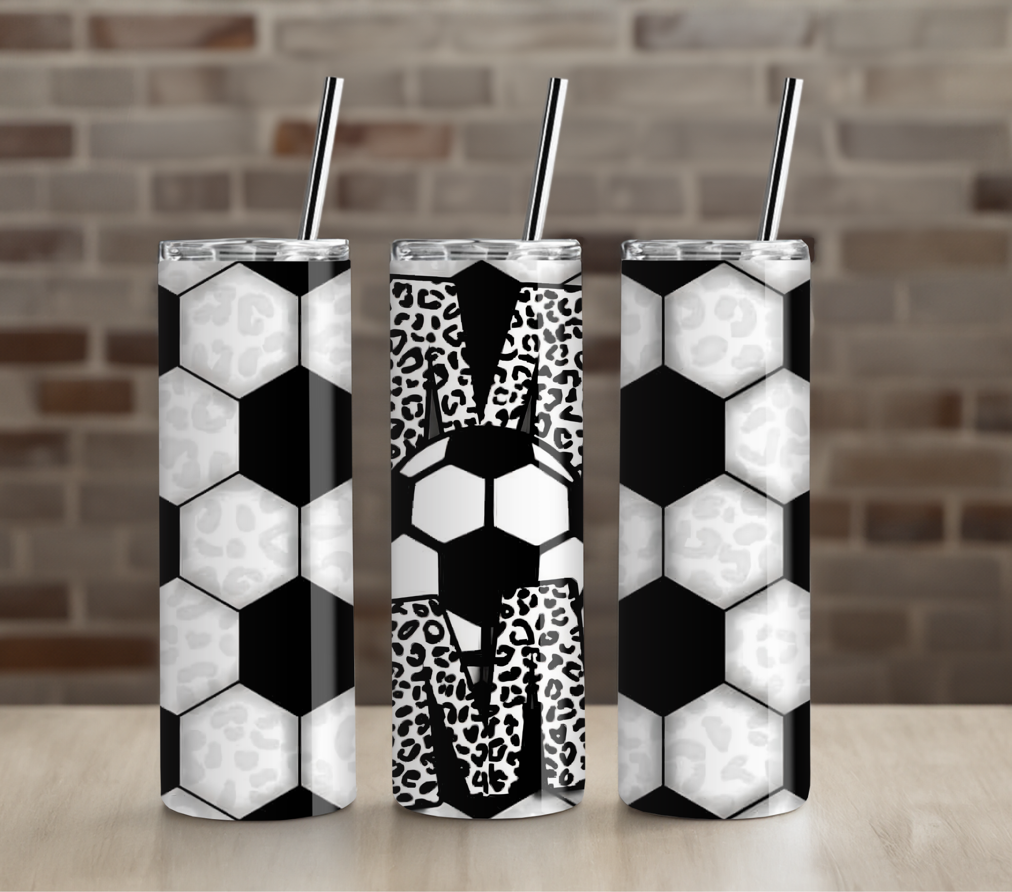 Soccer mom 20oz tumbler with jaguar design