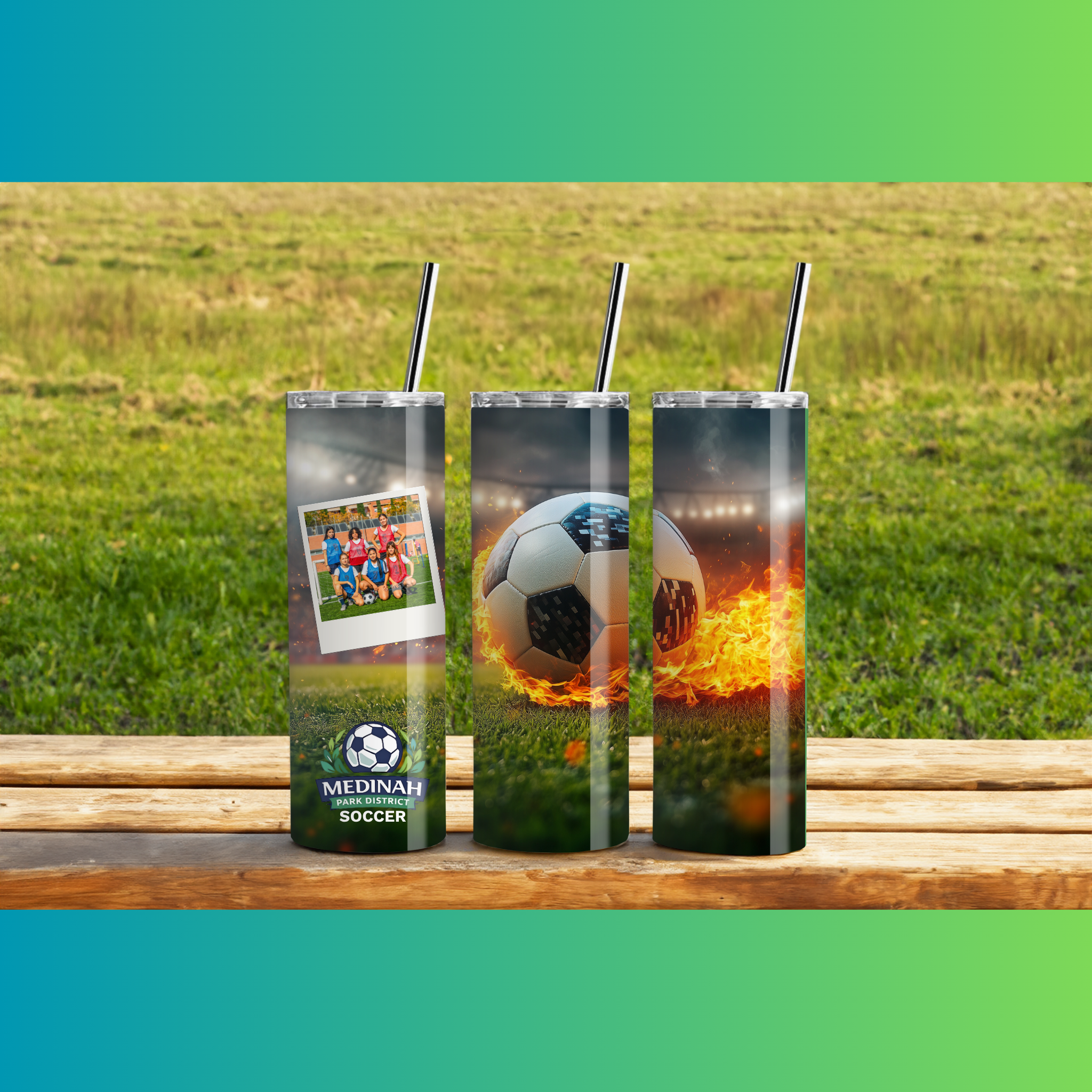 Soccer Design 7 - 20 oz Tumbler