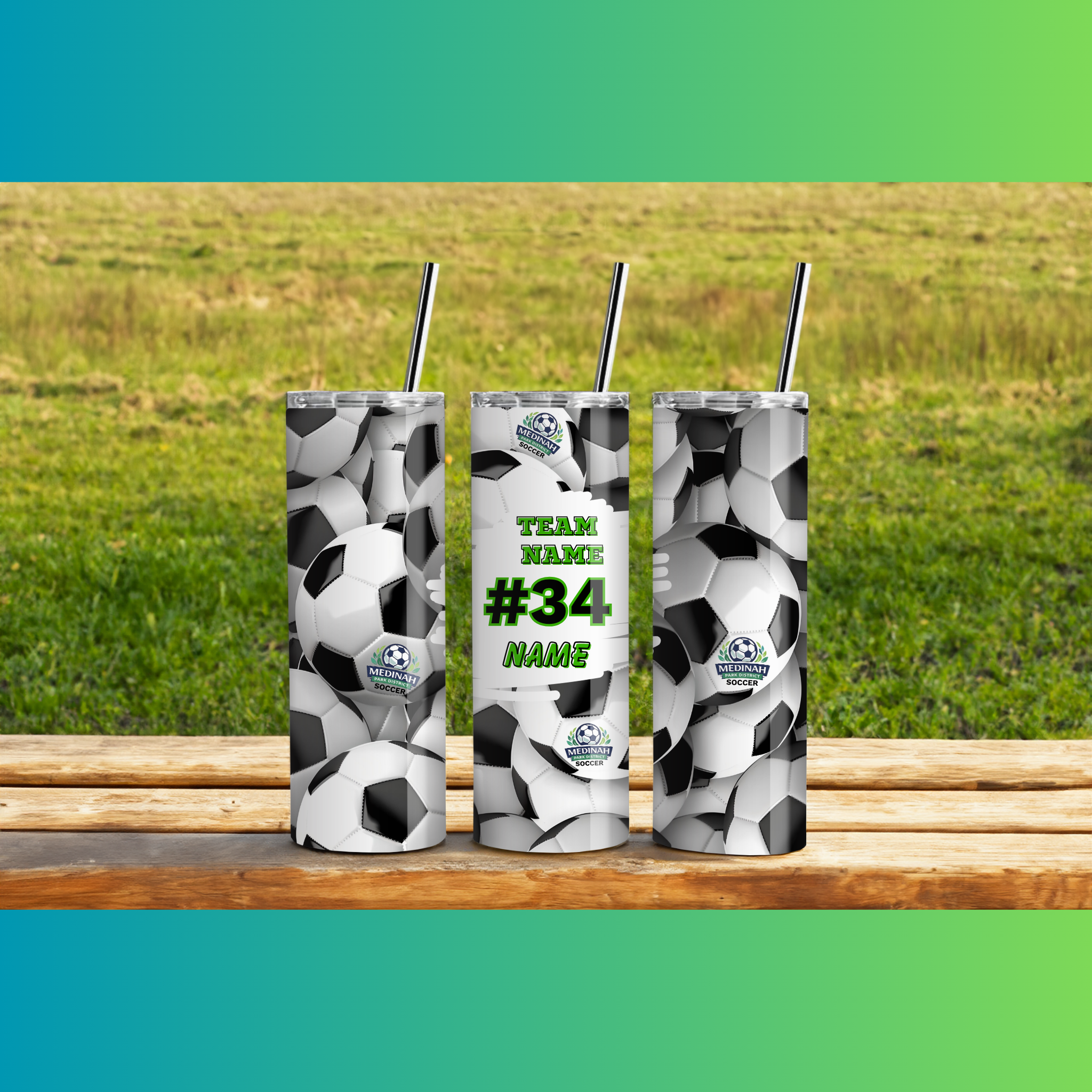 Soccer Design 8 - 20 oz Tumbler