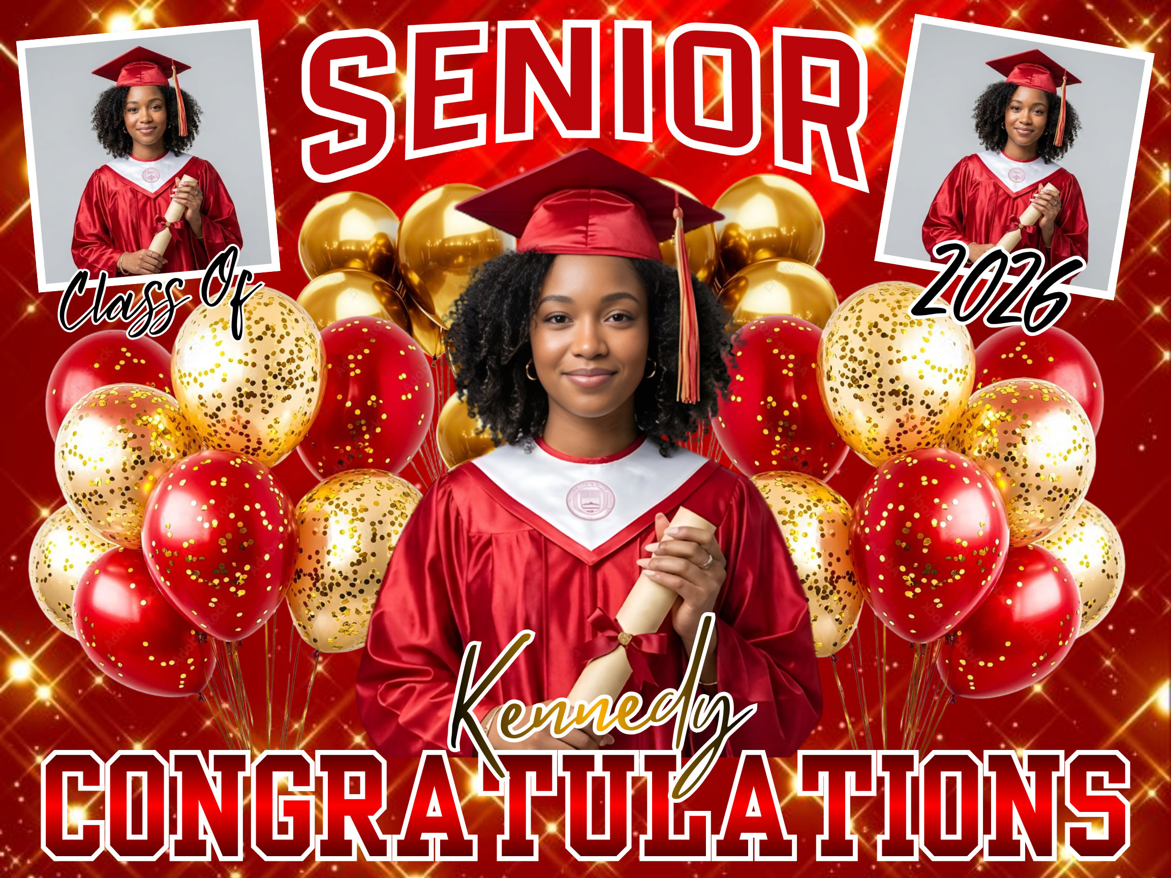 Graduate Yard Sign Design 6
