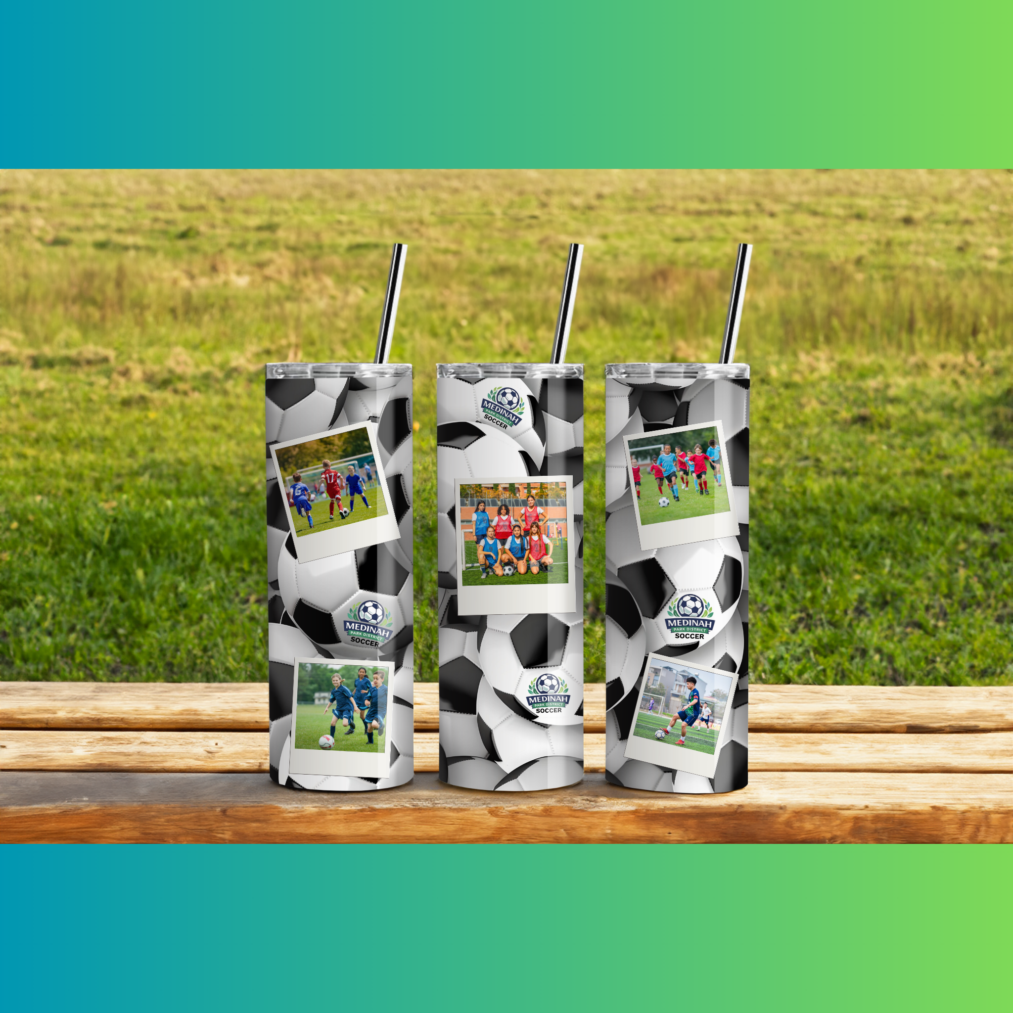 Soccer Design 10 - 20 oz Tumbler