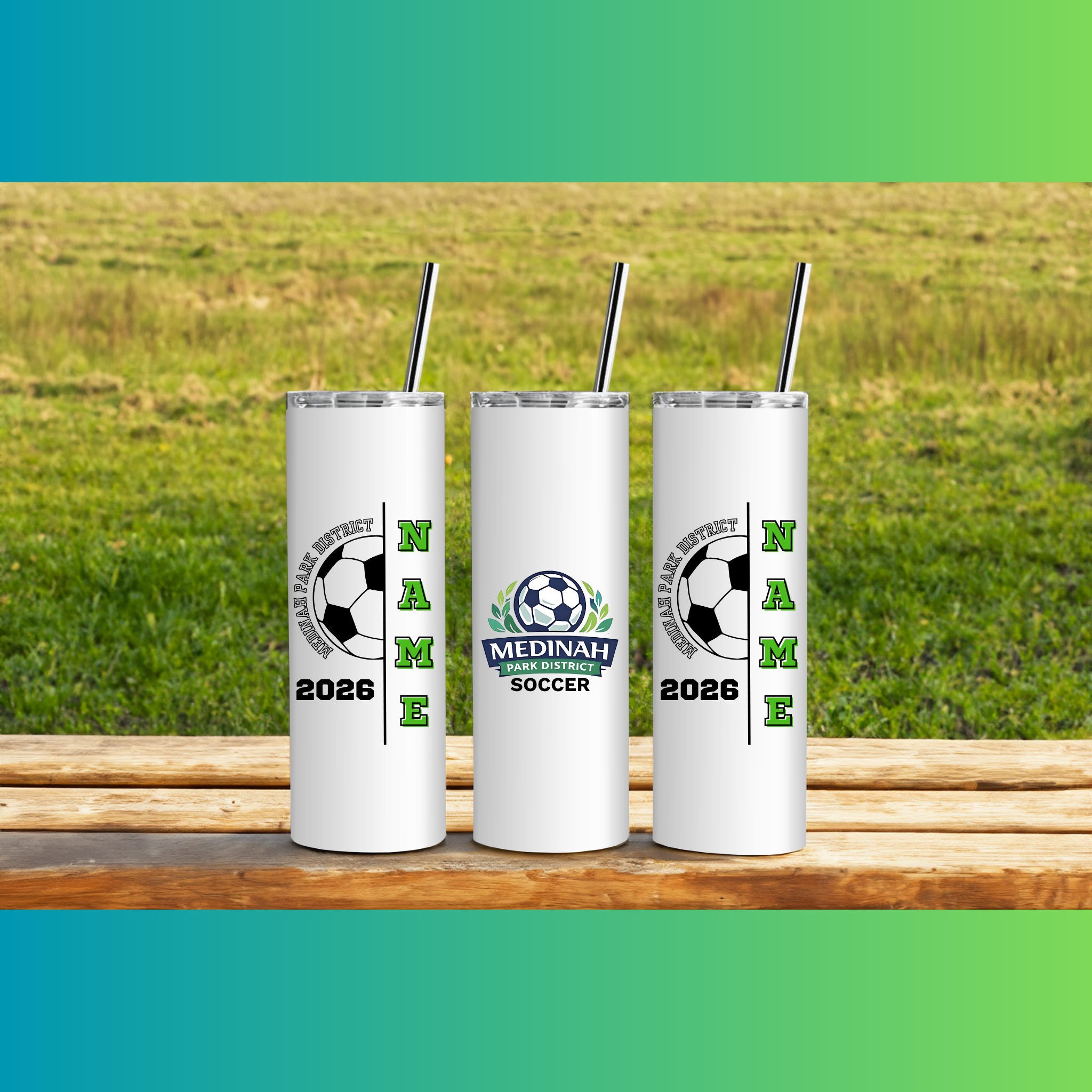 Soccer Design 11 - 20 oz Tumbler