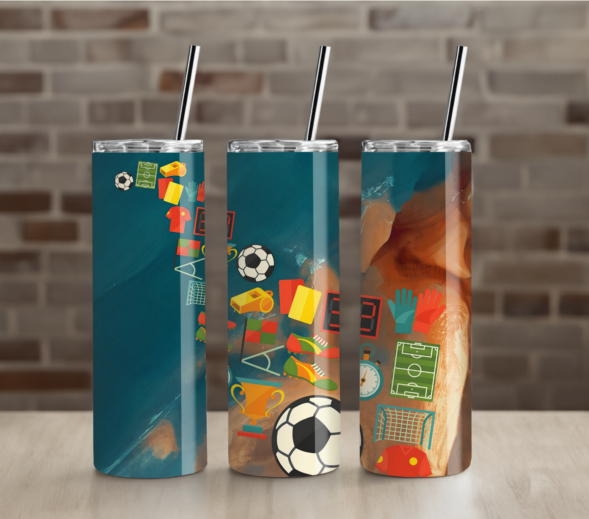 Sports Gear Equipment Collage 20oz Tumbler Drinkware
