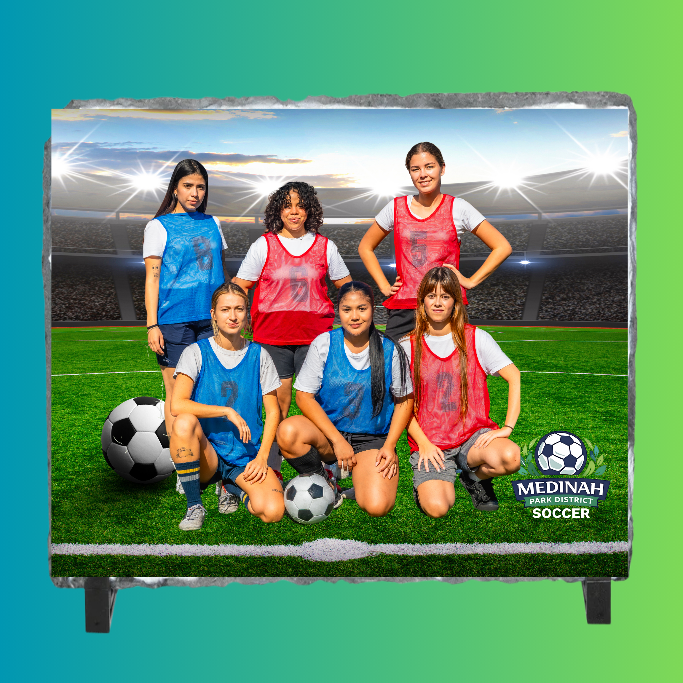 Photo Slate Soccer Design 3