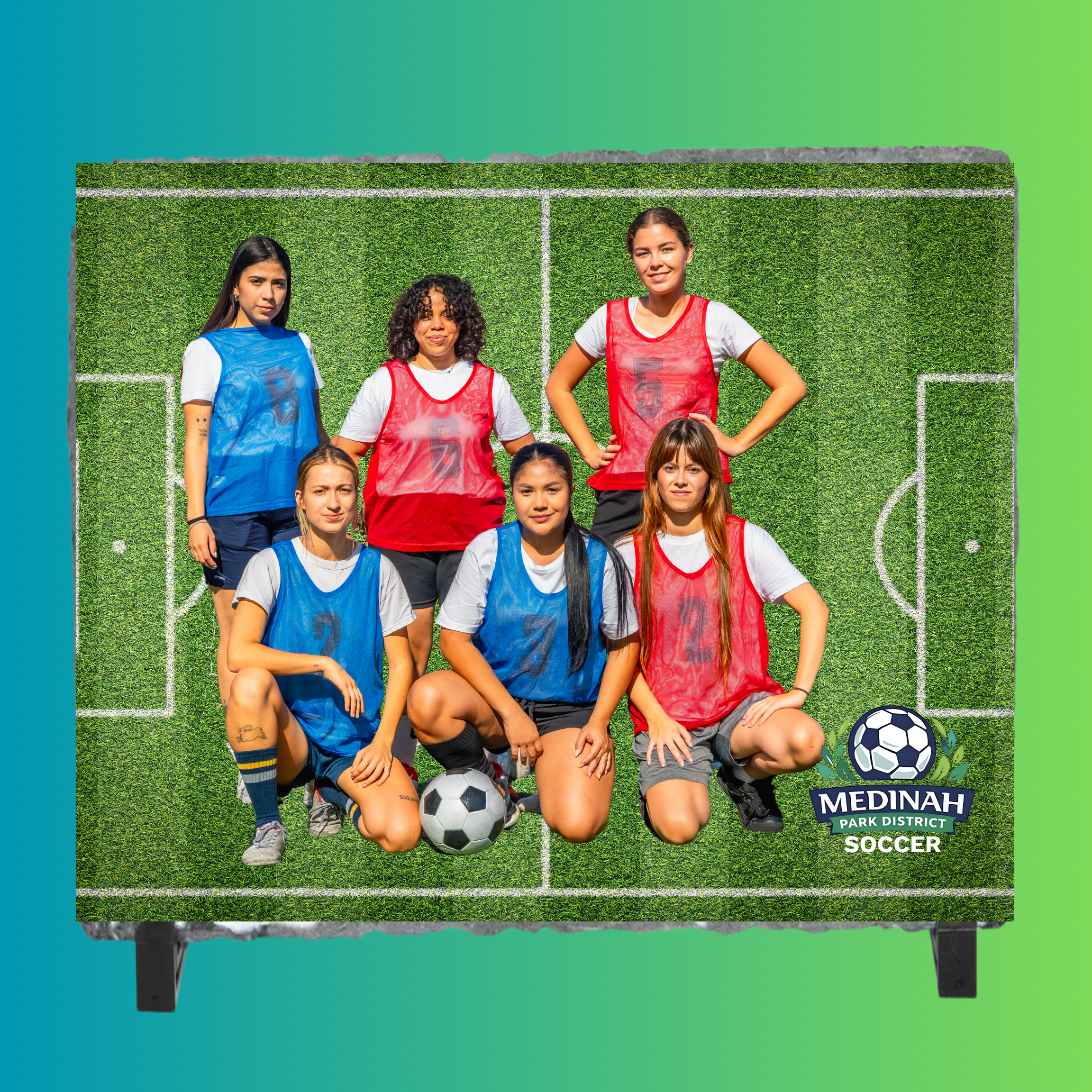 Photo Slate Soccer Design 4