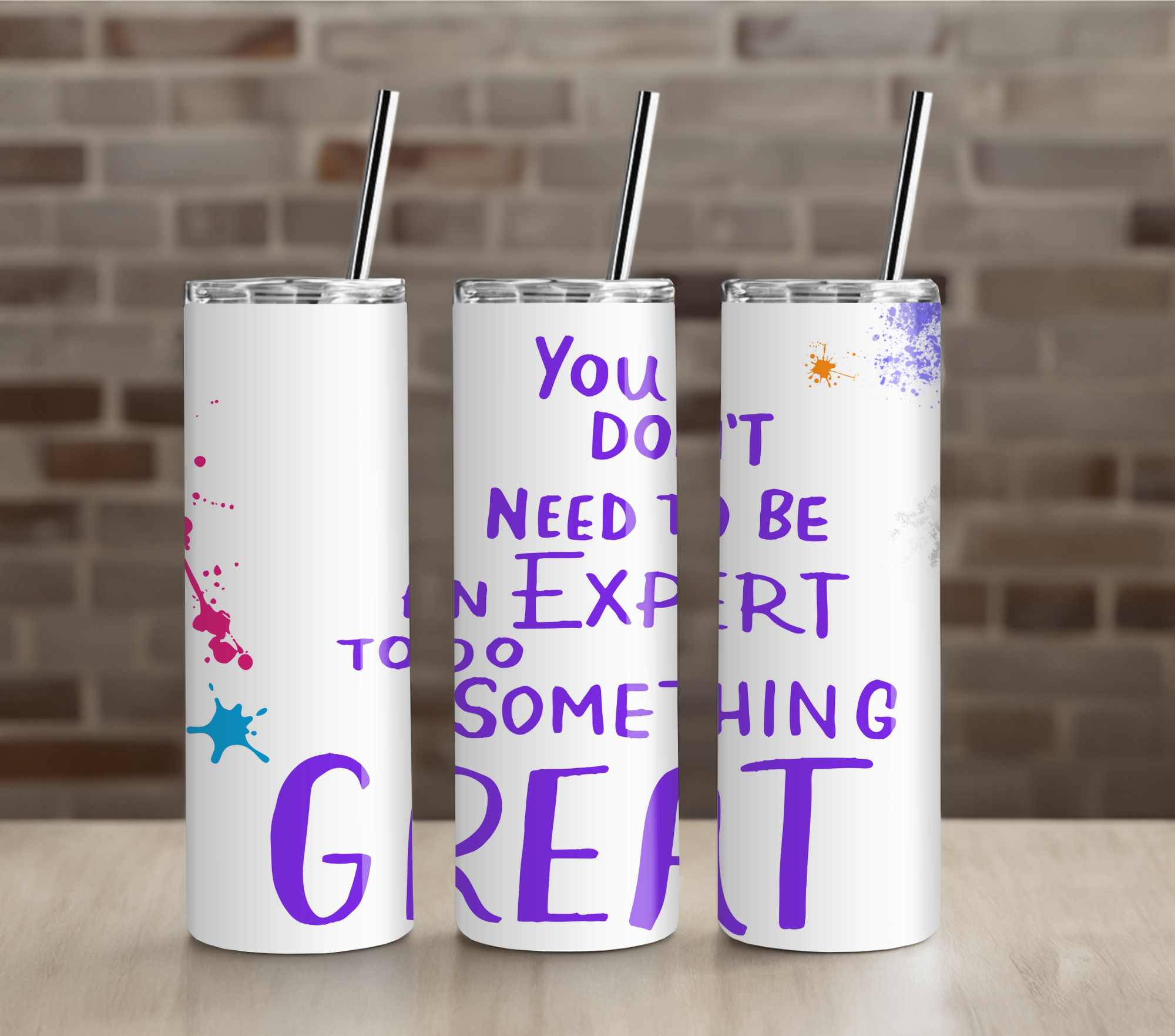 Kindness Matters Teacher Tumbler | Encouraging Classroom Quote | 20oz Skinny Cup