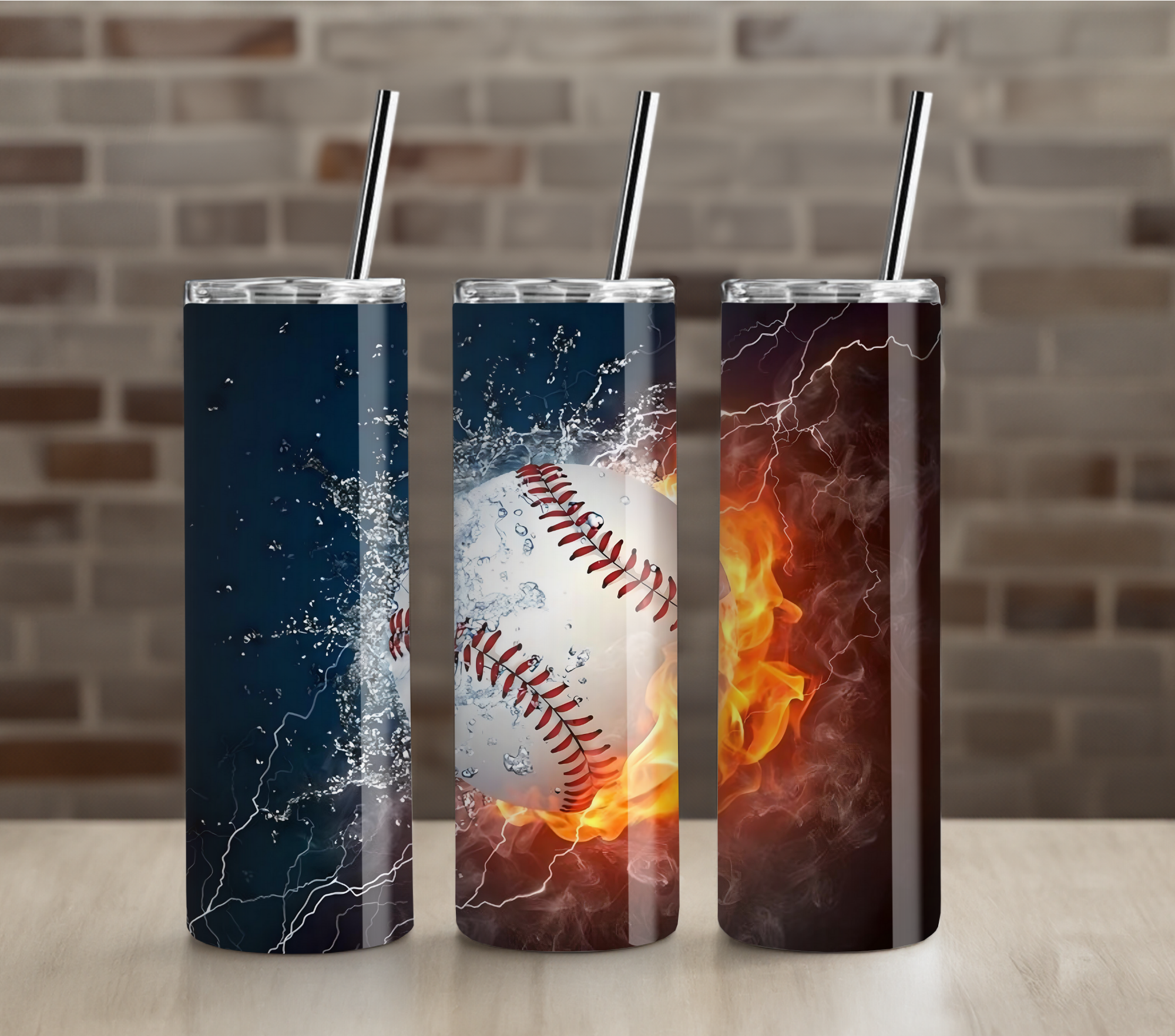 hot and cold baseball 20oz Tumbler Drinkware