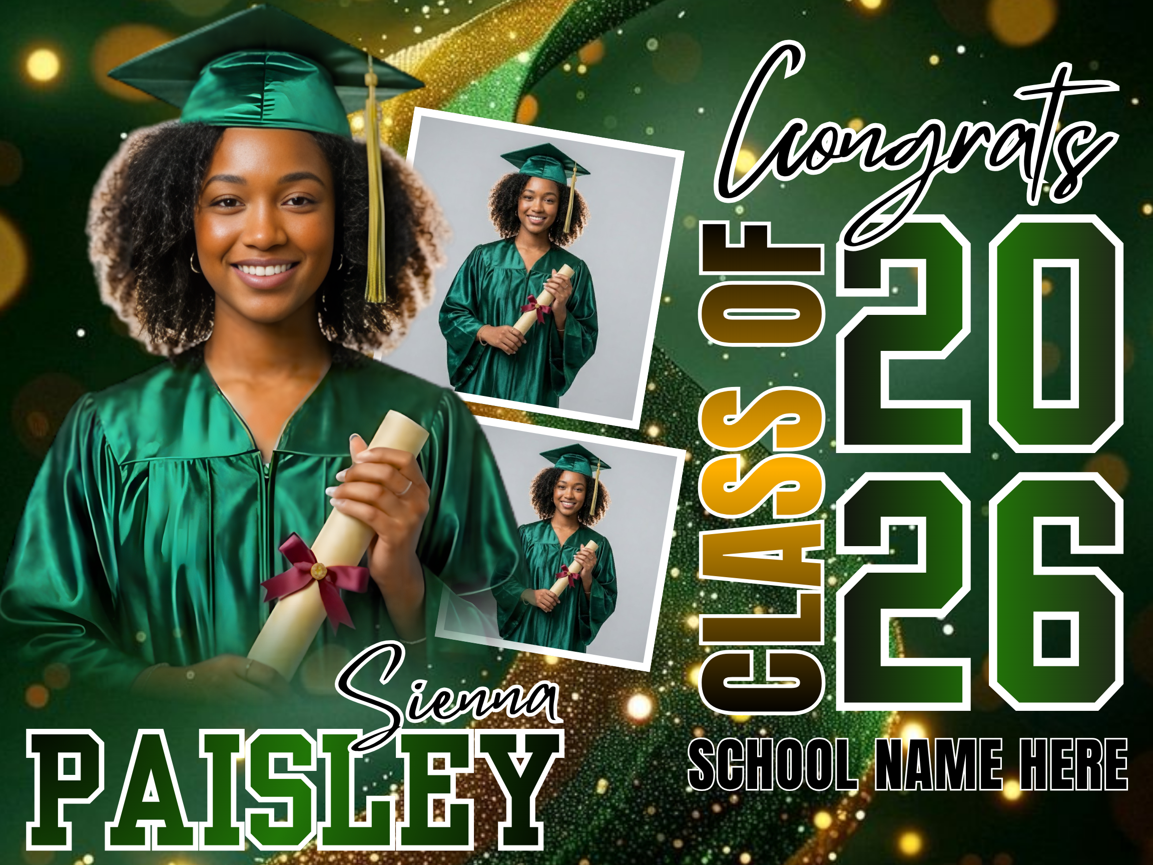 Graduate Yard Sign Design 7