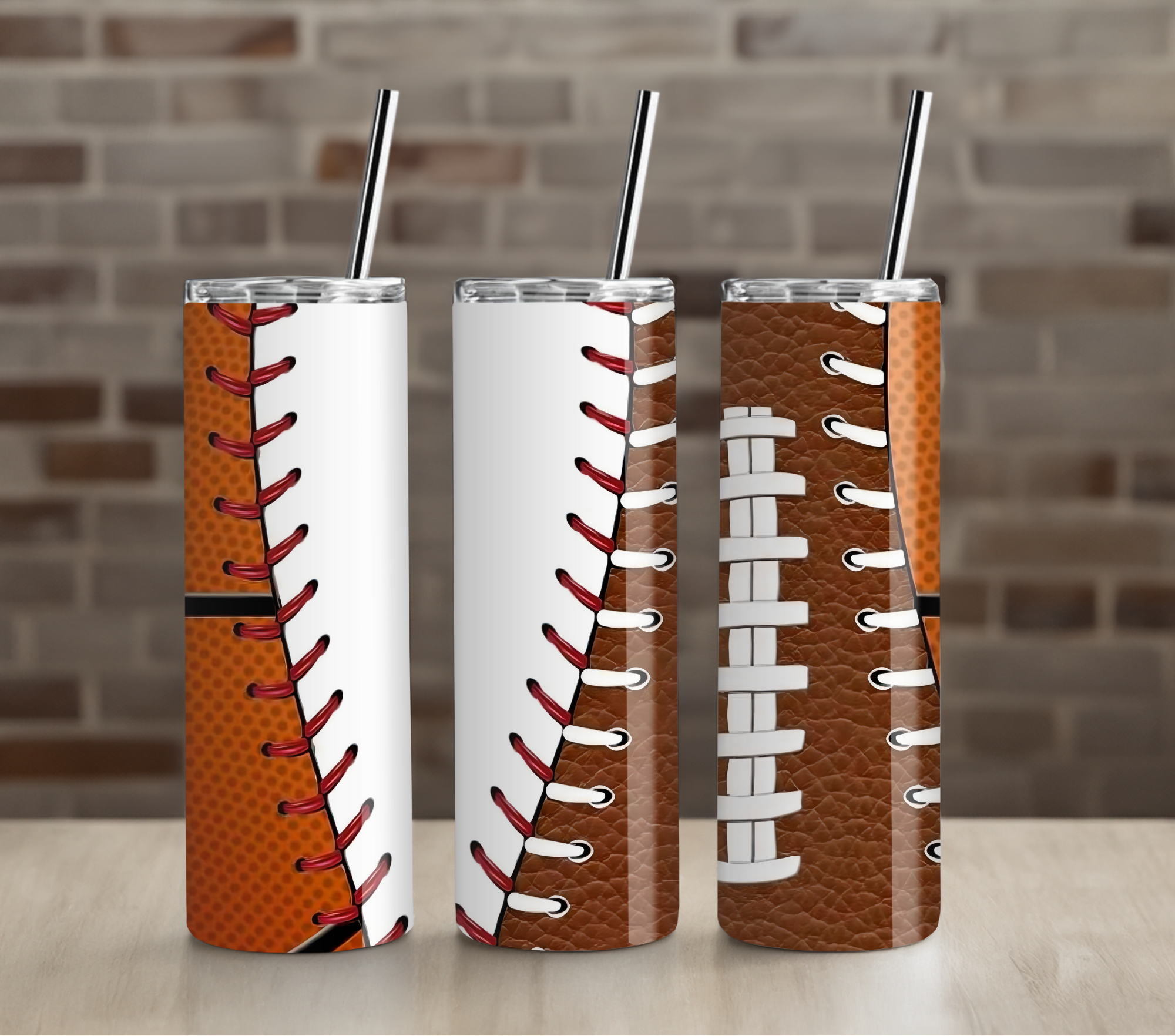 All-Sports Champion Ball Collage 20oz Tumbler Drinkware