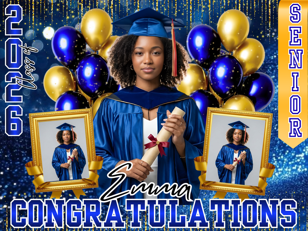 Graduate Yard Sign Design 8