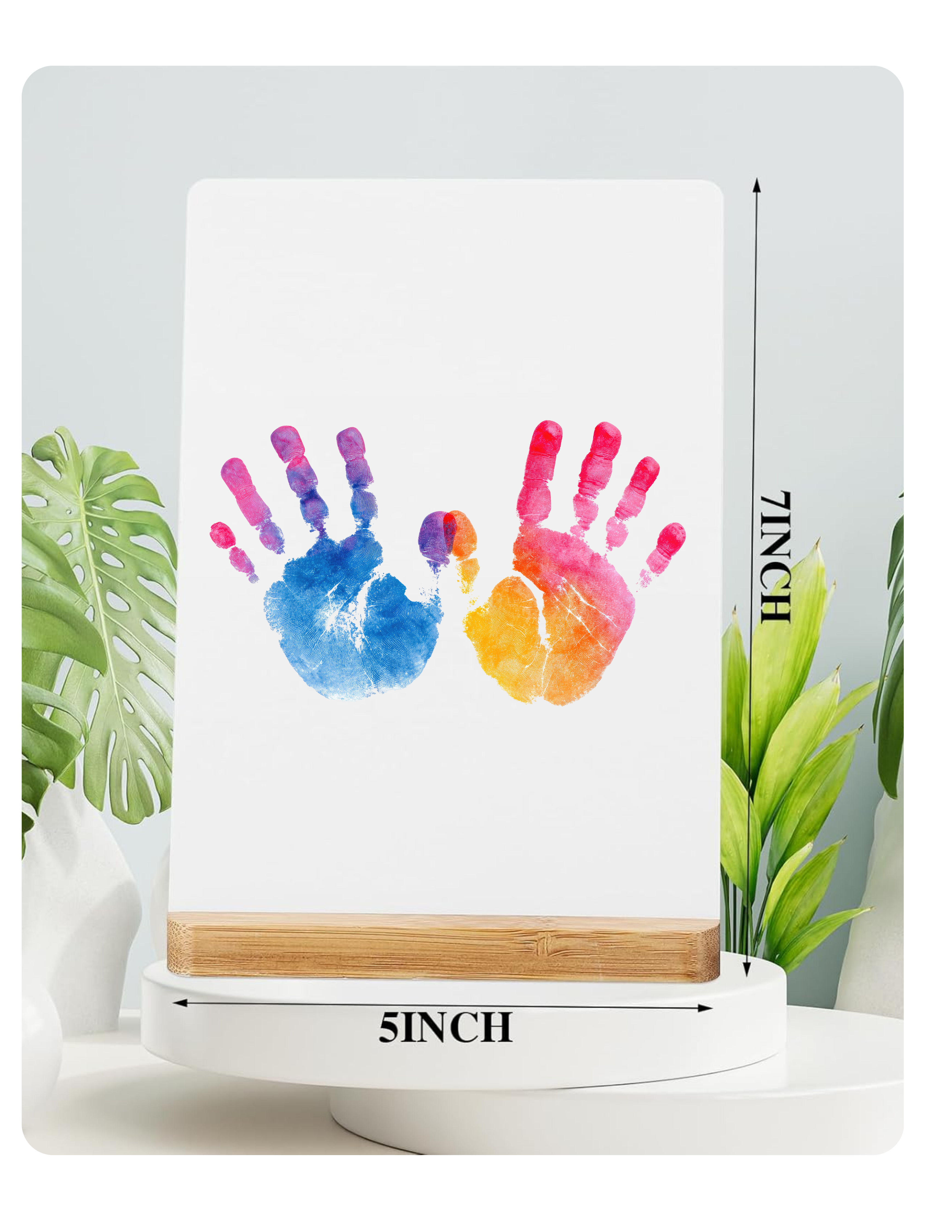 Photo Metal Frame with wood base