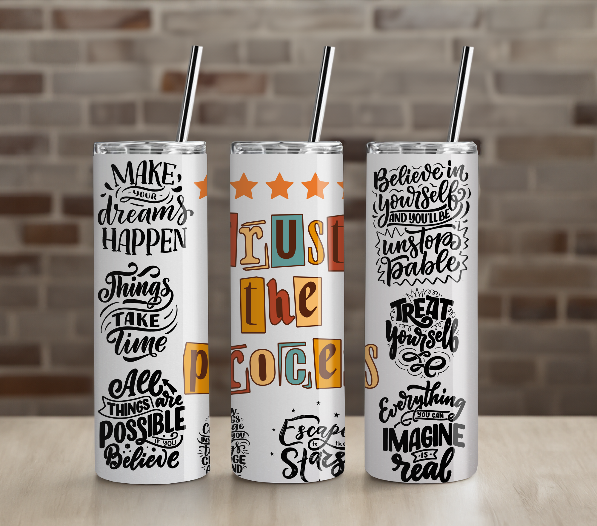 Grow Learn Inspire Teacher Tumbler | Motivational Gift for Educators | 20oz Skinny Cup