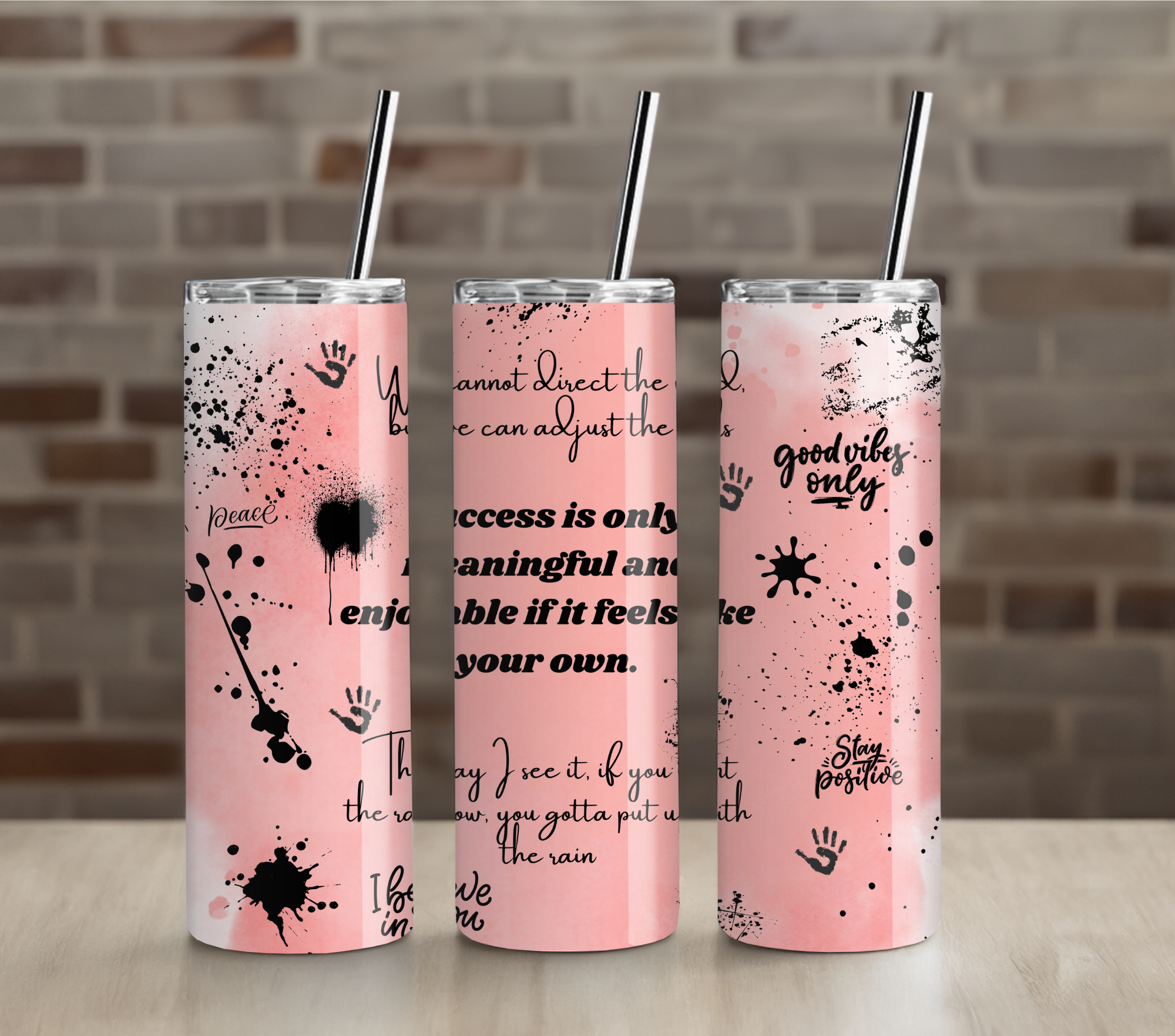 Grow Learn Inspire Teacher Tumbler | Motivational Gift for Educators | 20oz Skinny Cup